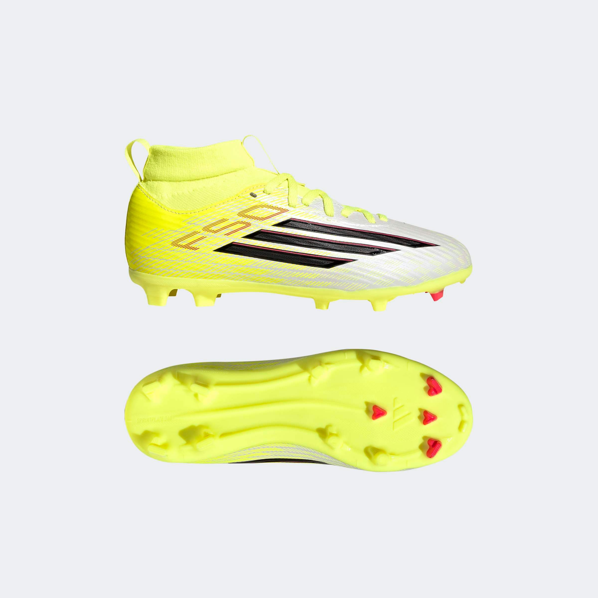 adidas Performance Fussballschuh »F50 LEAGUE MID CUT FIRM GROUND / MULTI GROUND KIDS«  für viele verschiedene Böden geeignet, für Kinder & Jugendliche