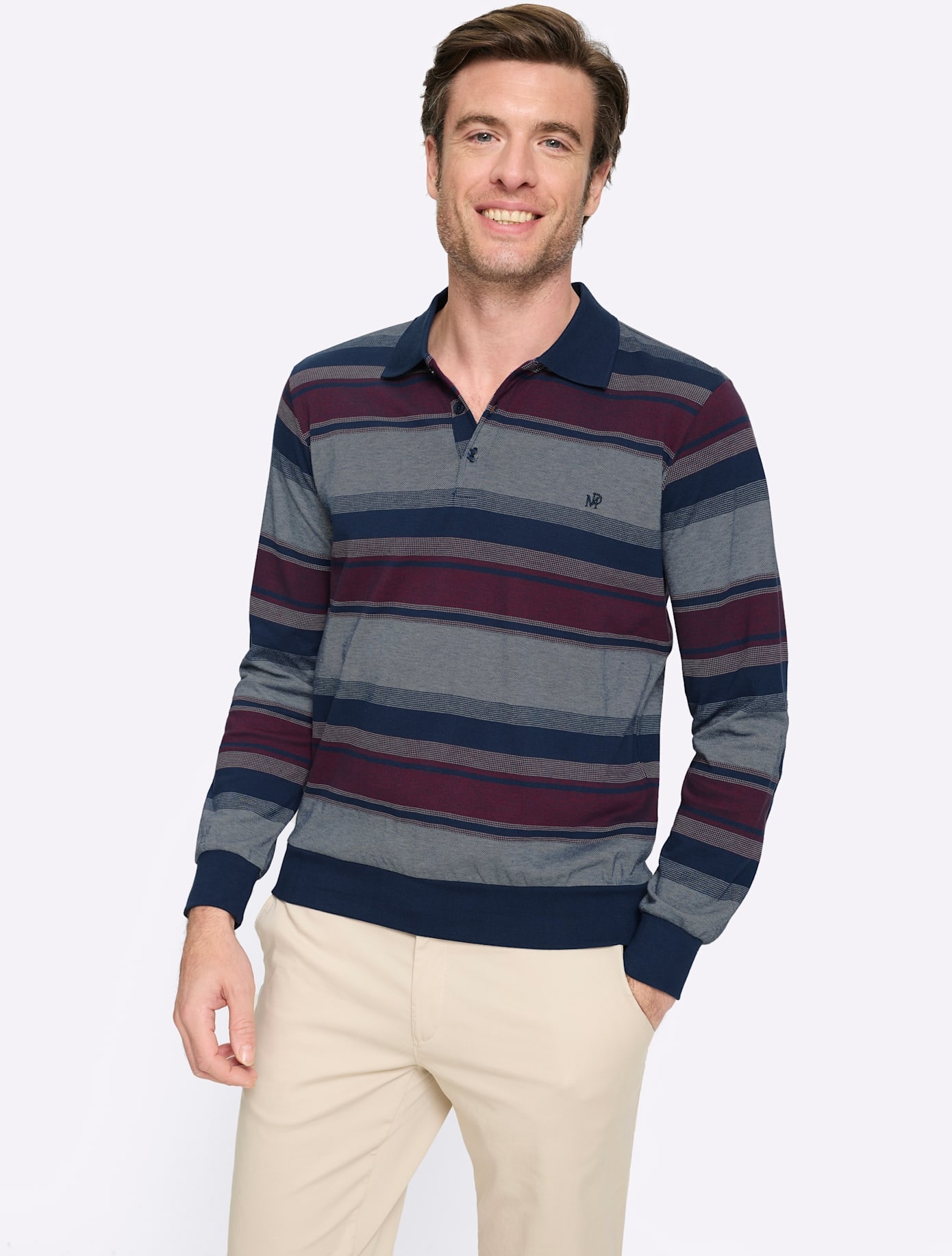 Marco Donati Polo »Langarm-Shirt« 1