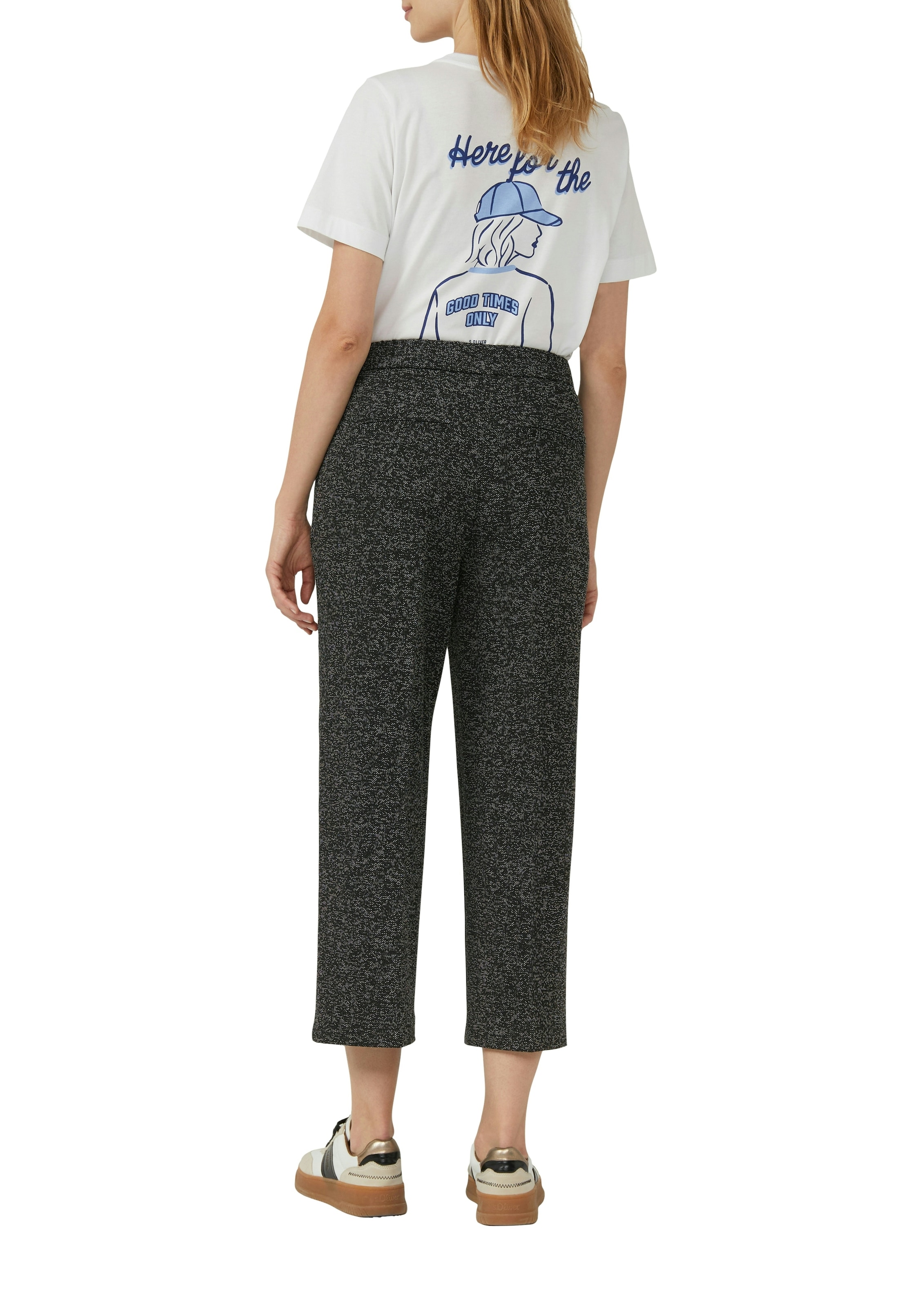 s.Oliver Pantalon 7/8  aspect chiné