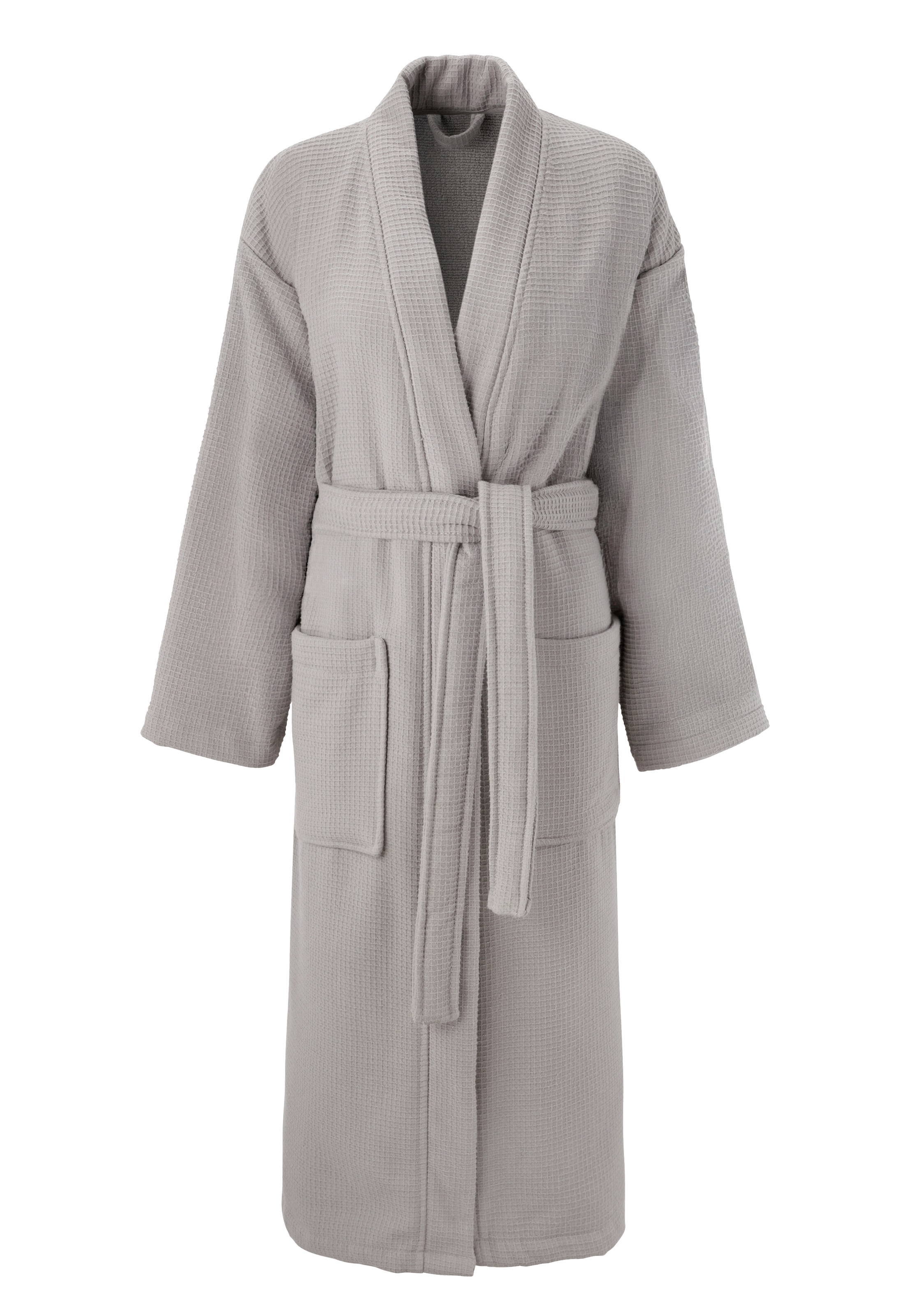 my home Unisex-Bademantel »Merida, Waffelpiqué, Premium Qualität, 500 g/m², Morgenmantel« 1 Stk. Hotelbademantel, dicke Qualität, S-2XL, auch ideal für Sauna & Spa