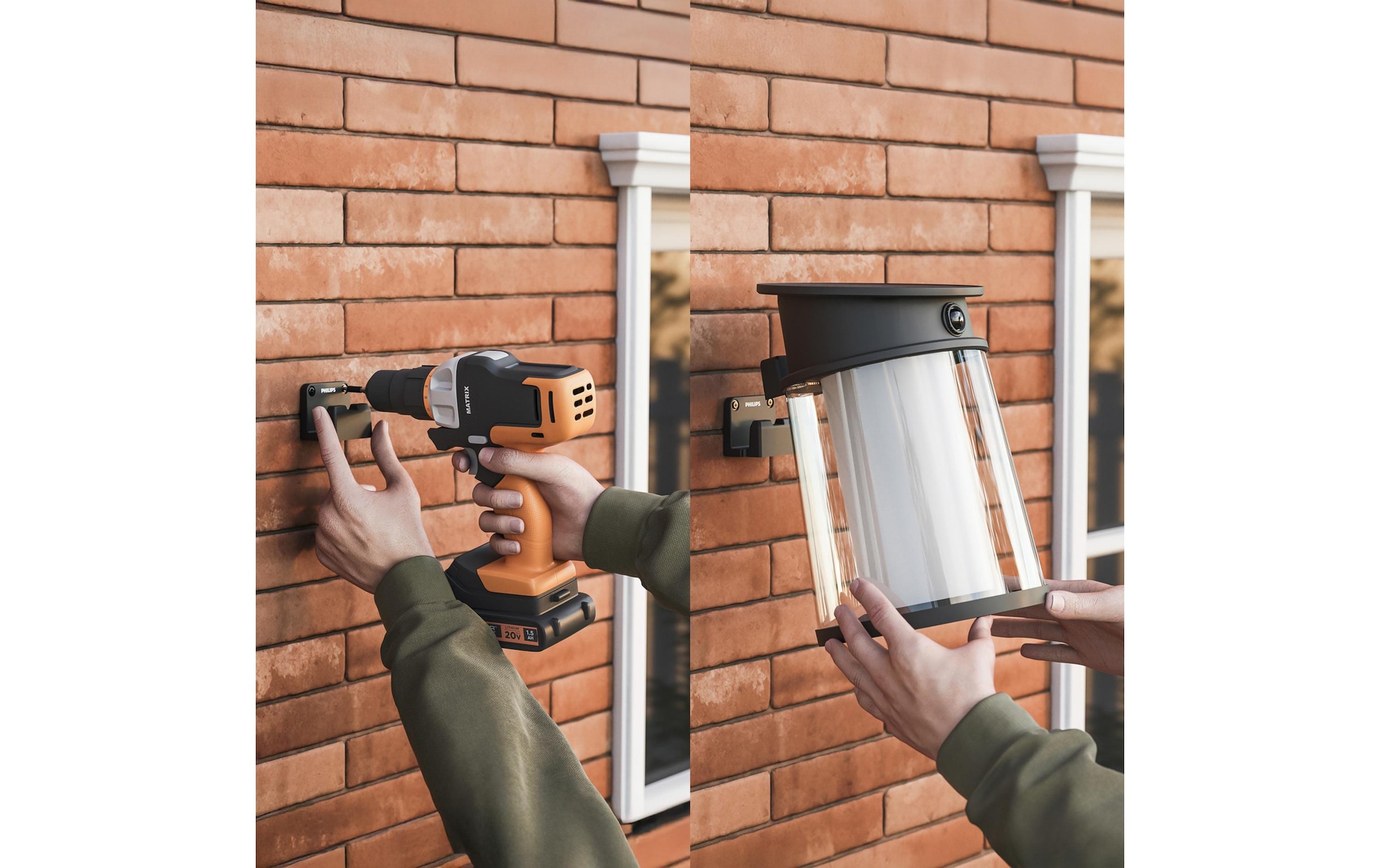 Philips LED Solarleuchte Warmweiss