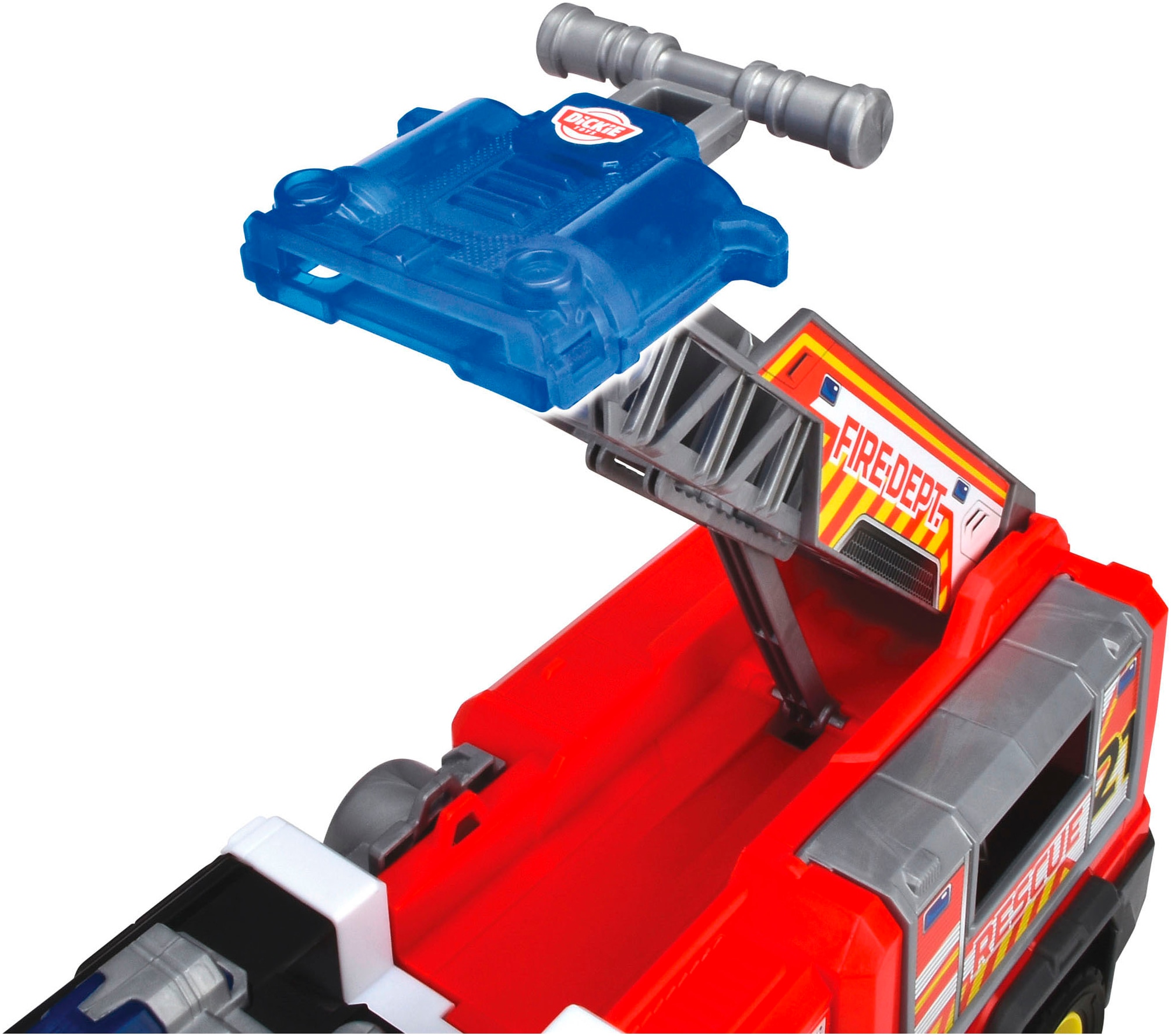 Dickie Toys Jouet pompier »Fire Rescue Unit« mit Licht und Sound