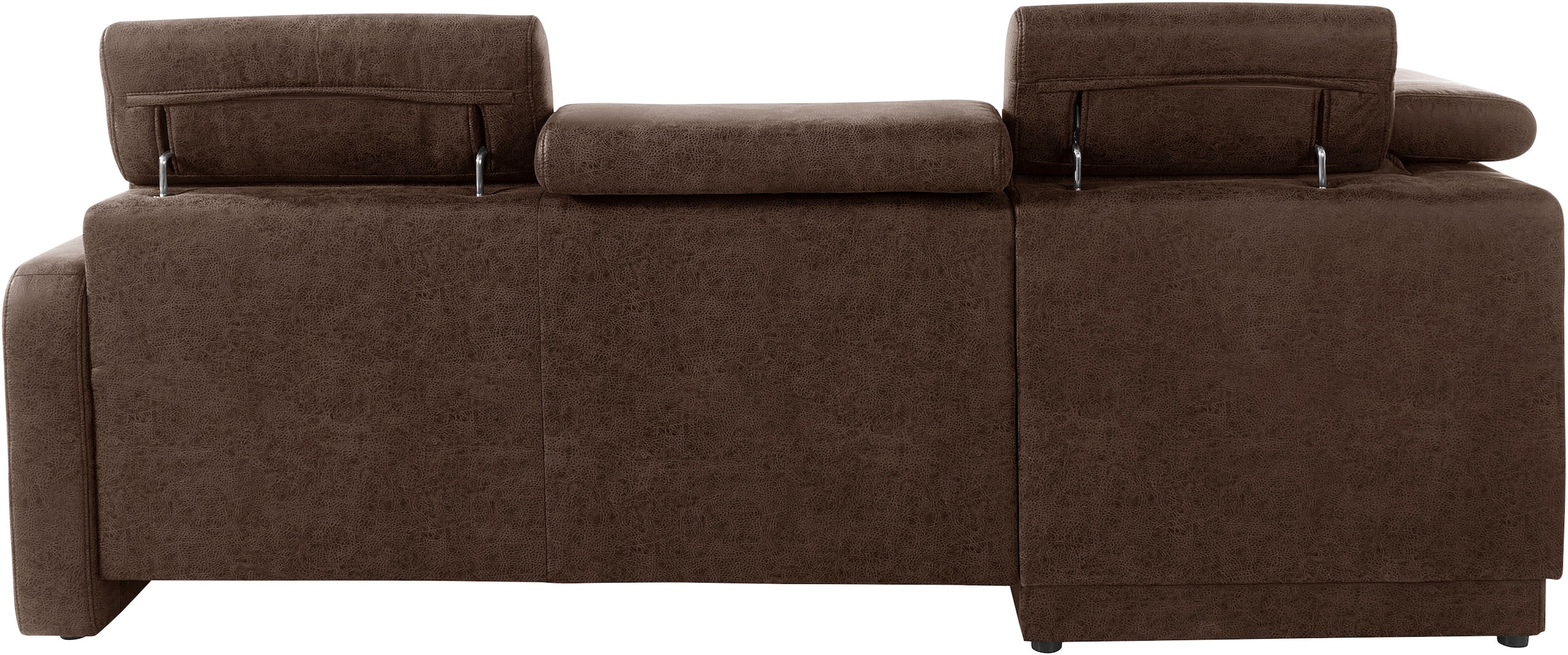 sit&more Canapé d'angle »Bologna L-Form« Kopfteilverstellung, wahlweise mit Bettfunktion und Schubkasten