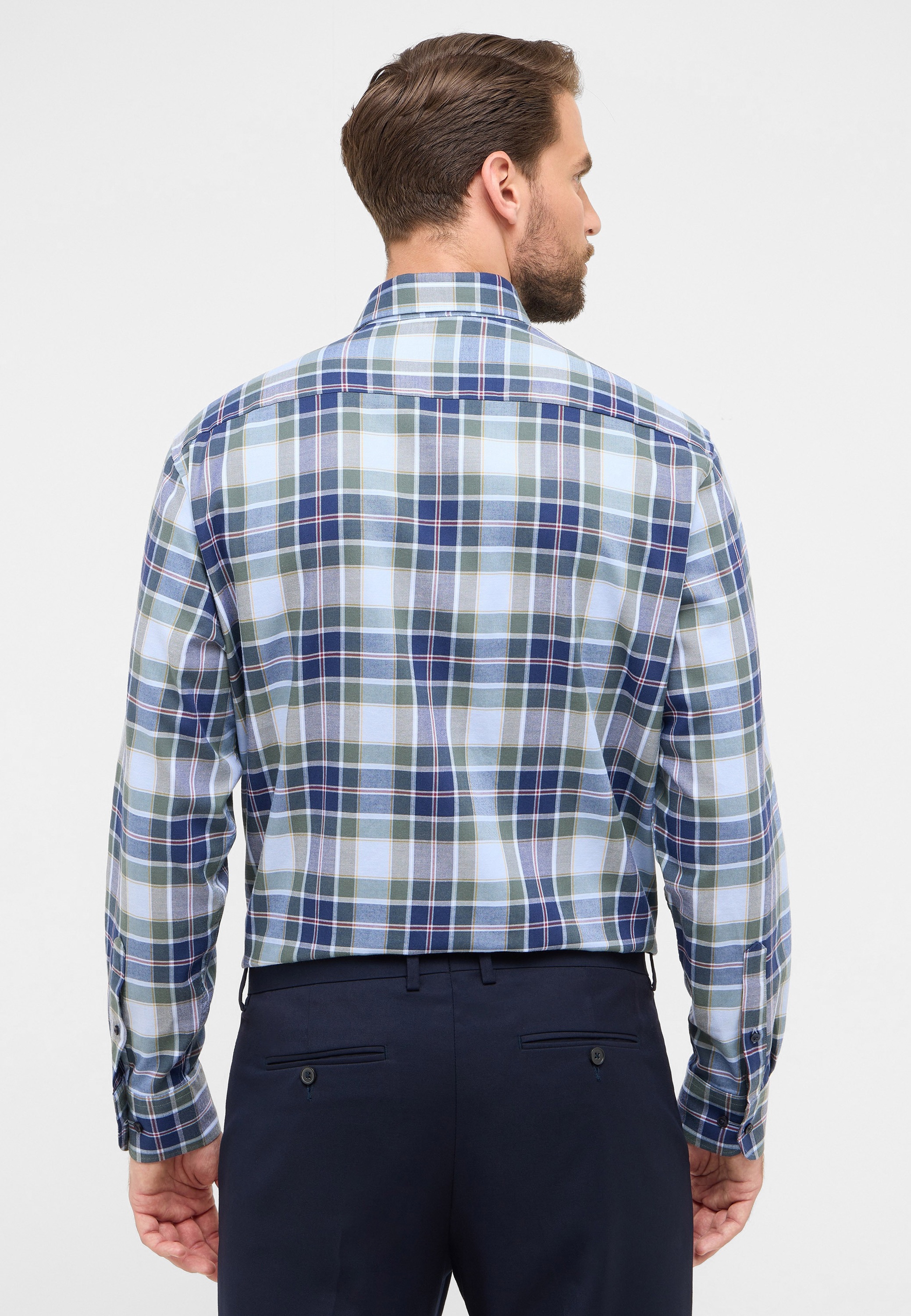 Eterna Langarmhemd »COMFORT FIT« EASY IRON (bügelleicht)