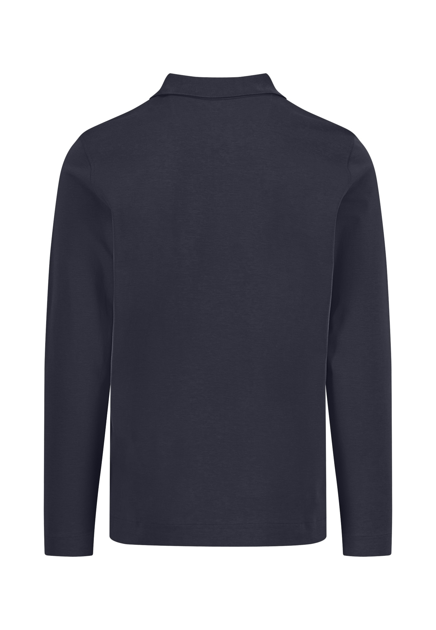 FYNCH-HATTON Langarmshirt normale Passform, mit Zipper, mit Hemdkragen, hüftbedeckende Länge