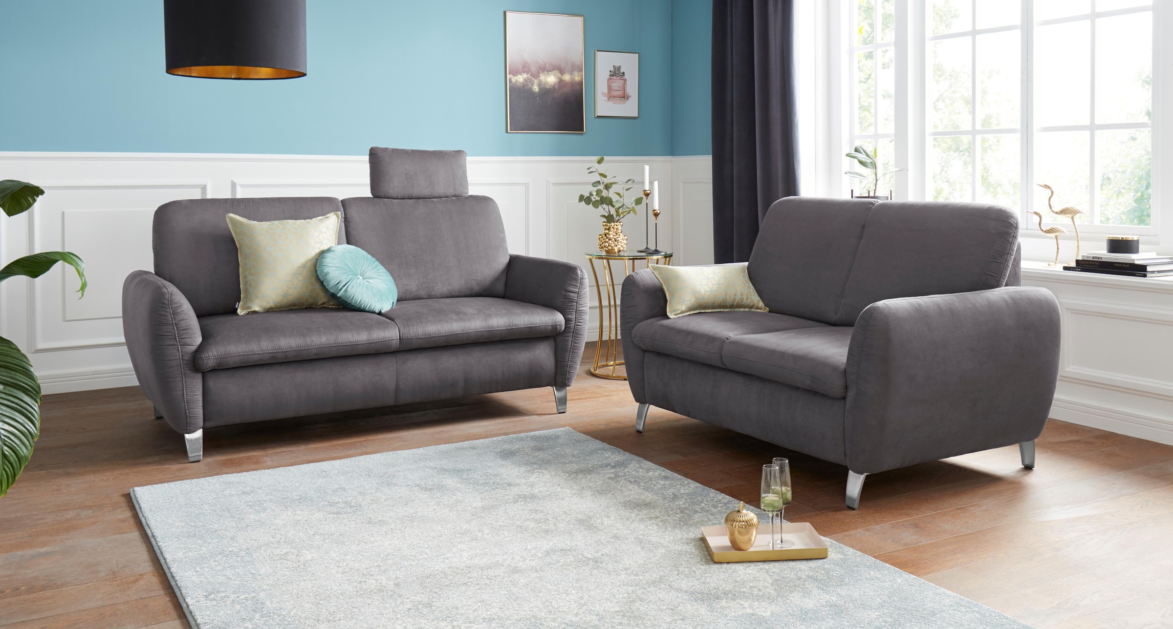 sit&more 2,5-places »Daytona« inklusive Federkern und einer Kopfstütze