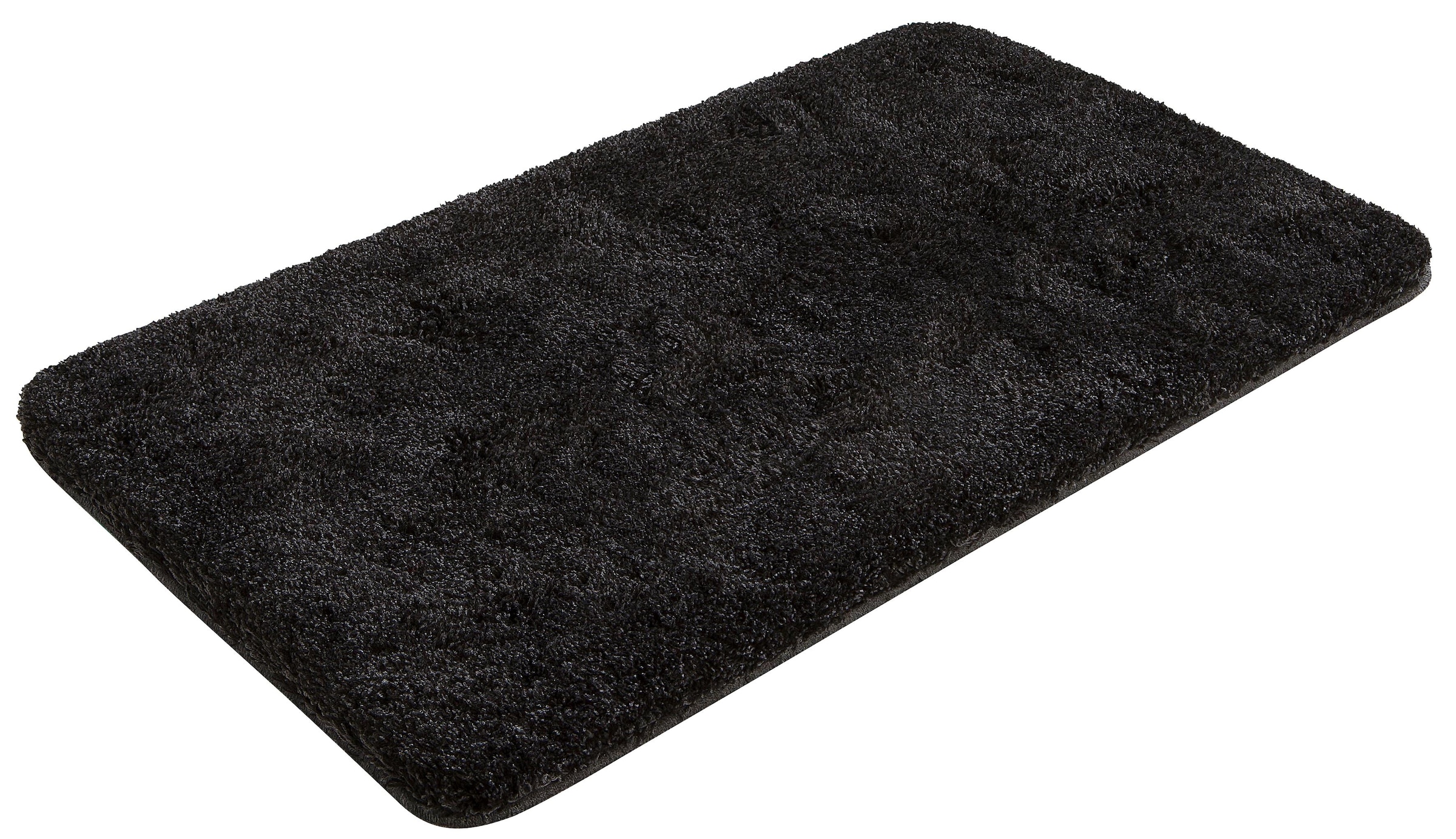 Grund Badematte »Melos, Badvorleger, Badezimmer Teppich, sehr weich« Höhe 27 mm rutschhemmend beschichtet fussbodenheizungsgeeignet melierte Optik, sehr weicher Flor, Melange-Effekt, Made in Europe