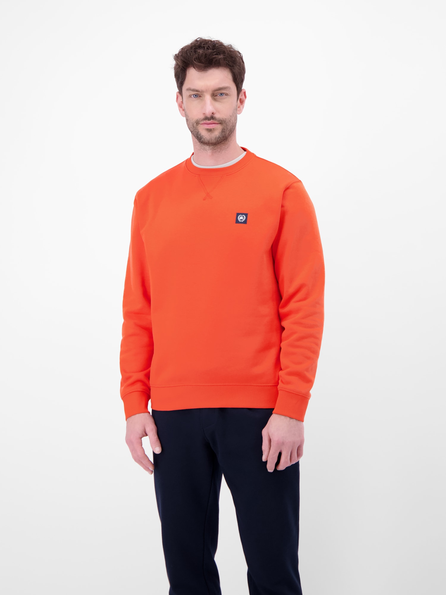 LERROS Sweatshirt »Urbaner Sweatshirtstyle, weiche Haptik«, Unifarbenes Herren‑Sweatshirt, hoher Tragekomfort, REGULAR FIT
