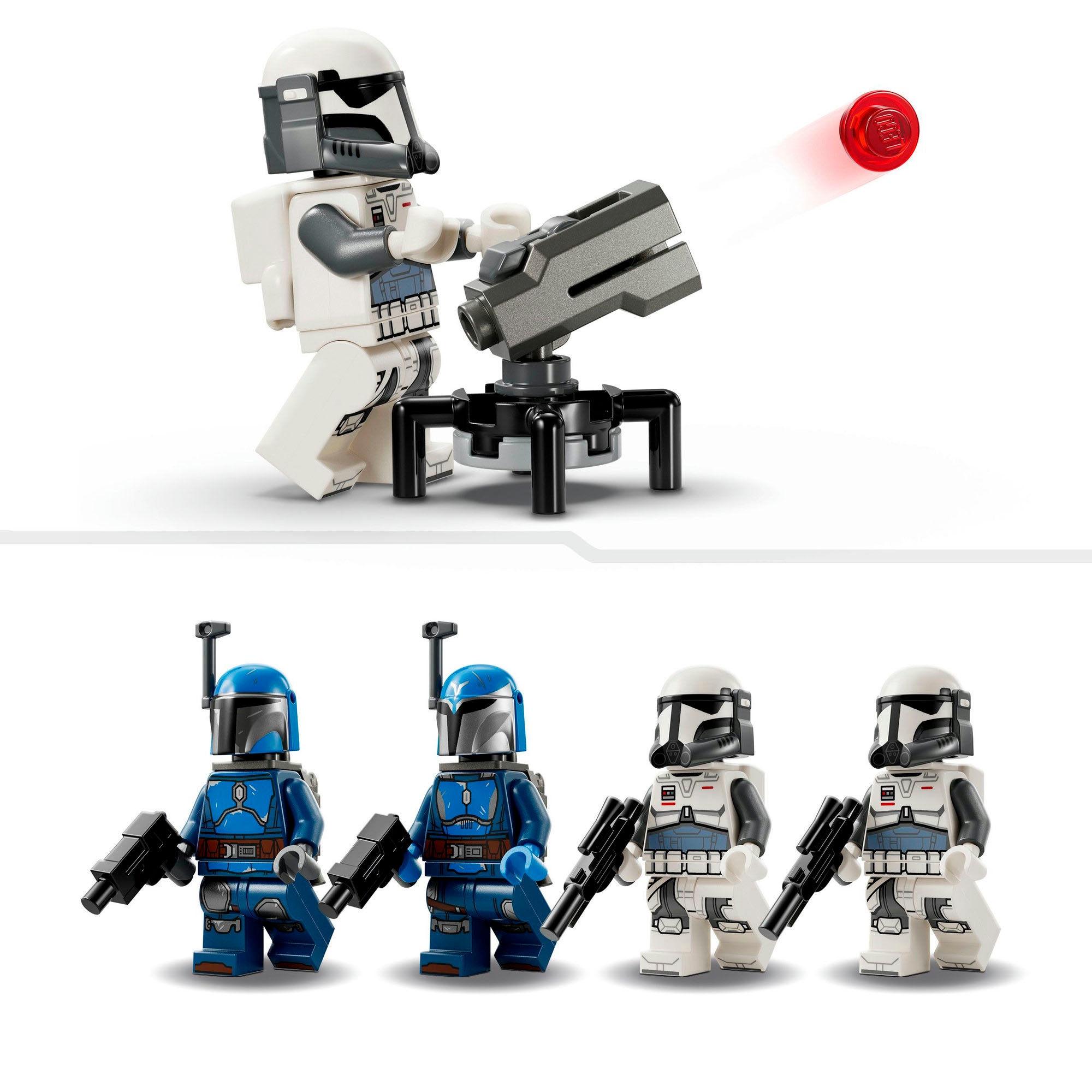 LEGO® Pions de construction »Hinterhalt auf Mandalore™ Battle Pack (75373), LEGO Star Wars™« Made in Europe