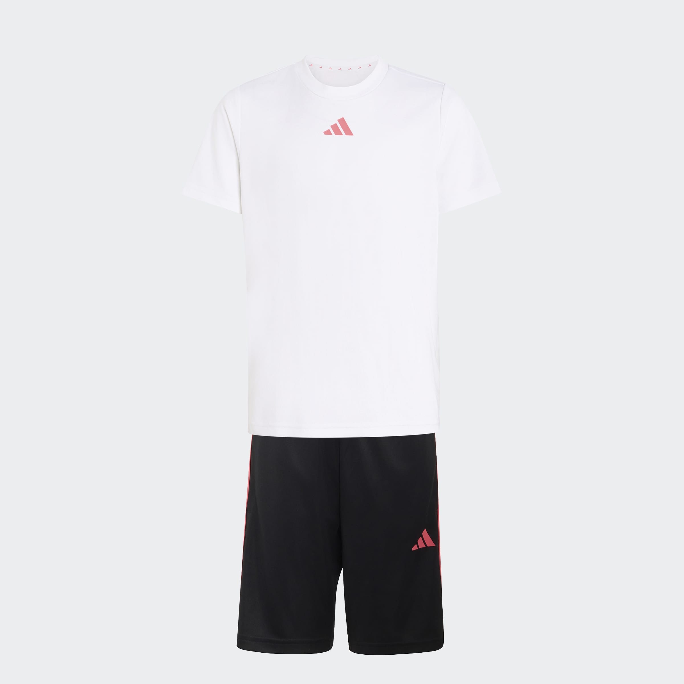 adidas Sportswear Combinaison d'entraînement »J TR-ES 3S SET« 2 Trainingsanzug für Kinder, zweiteiliges Set, sportlicher Stil