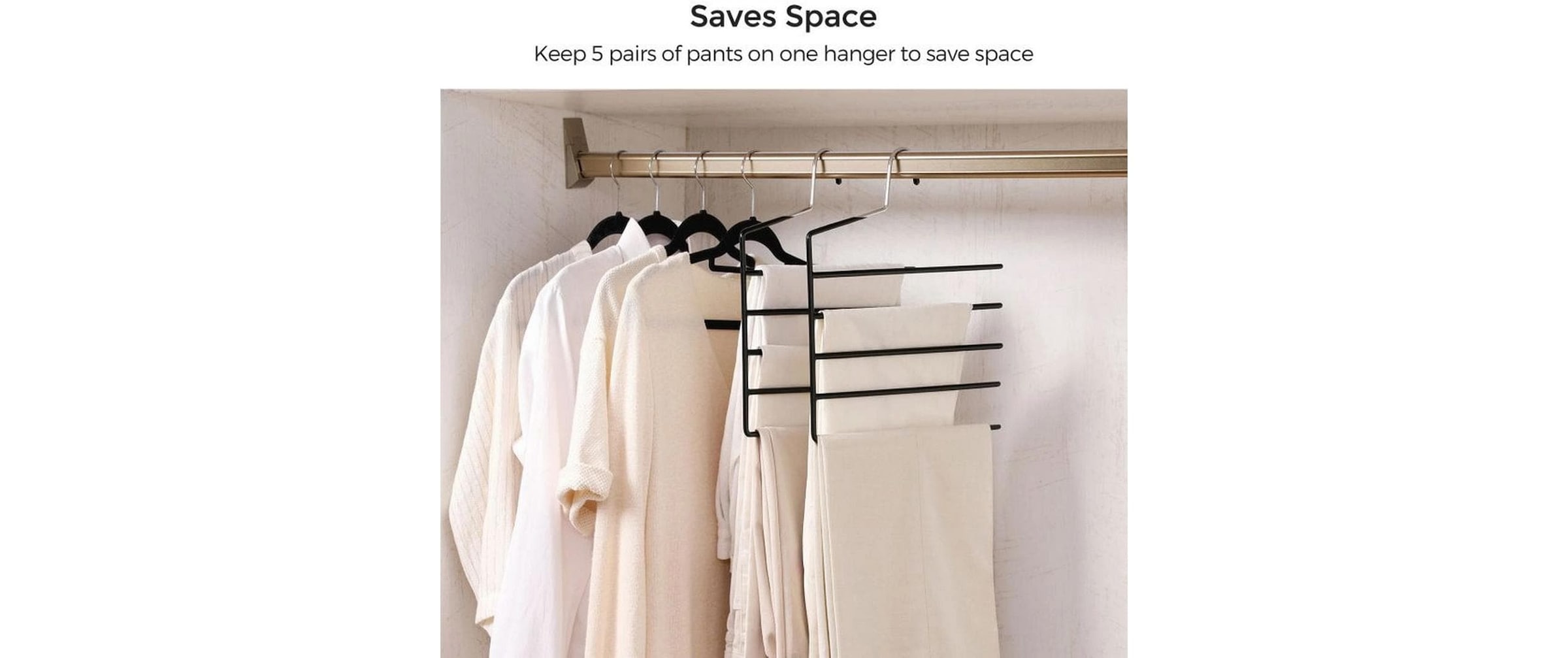 SONGMICS Kleiderbügel »Mehrfach 4 Stück«