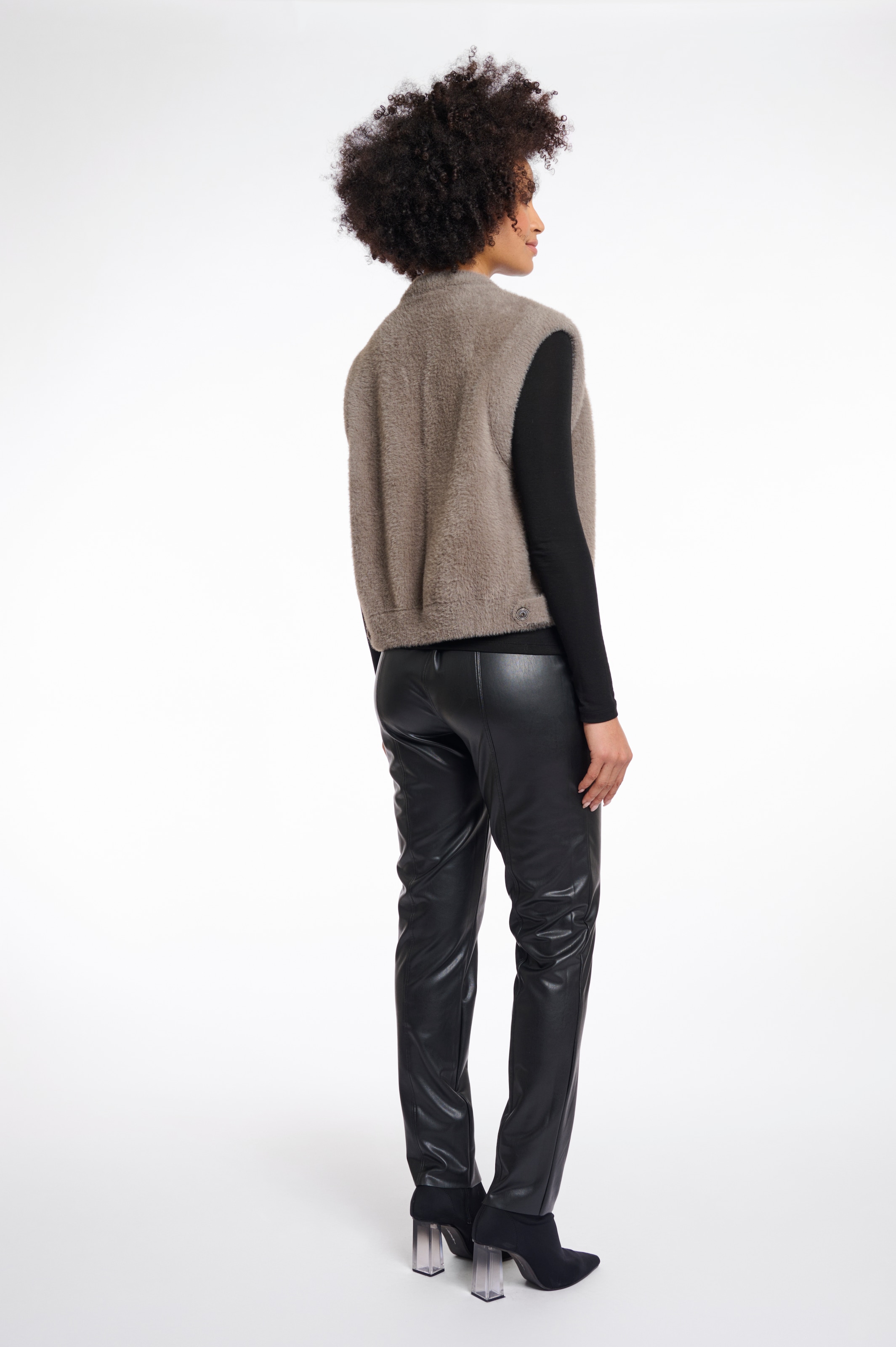 Rino & Pelle Kurzweste »ELONA« mit Bündchen