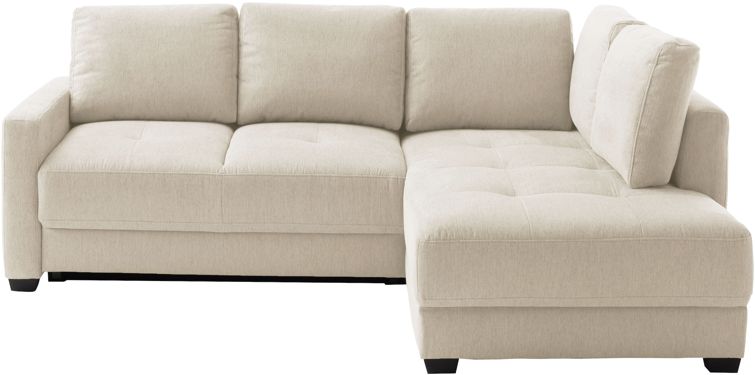 Mr. Couch Canapé d'angle »Pierre, L-Form mit BoxSpring« Mit Boxpring-Taschenfederkern