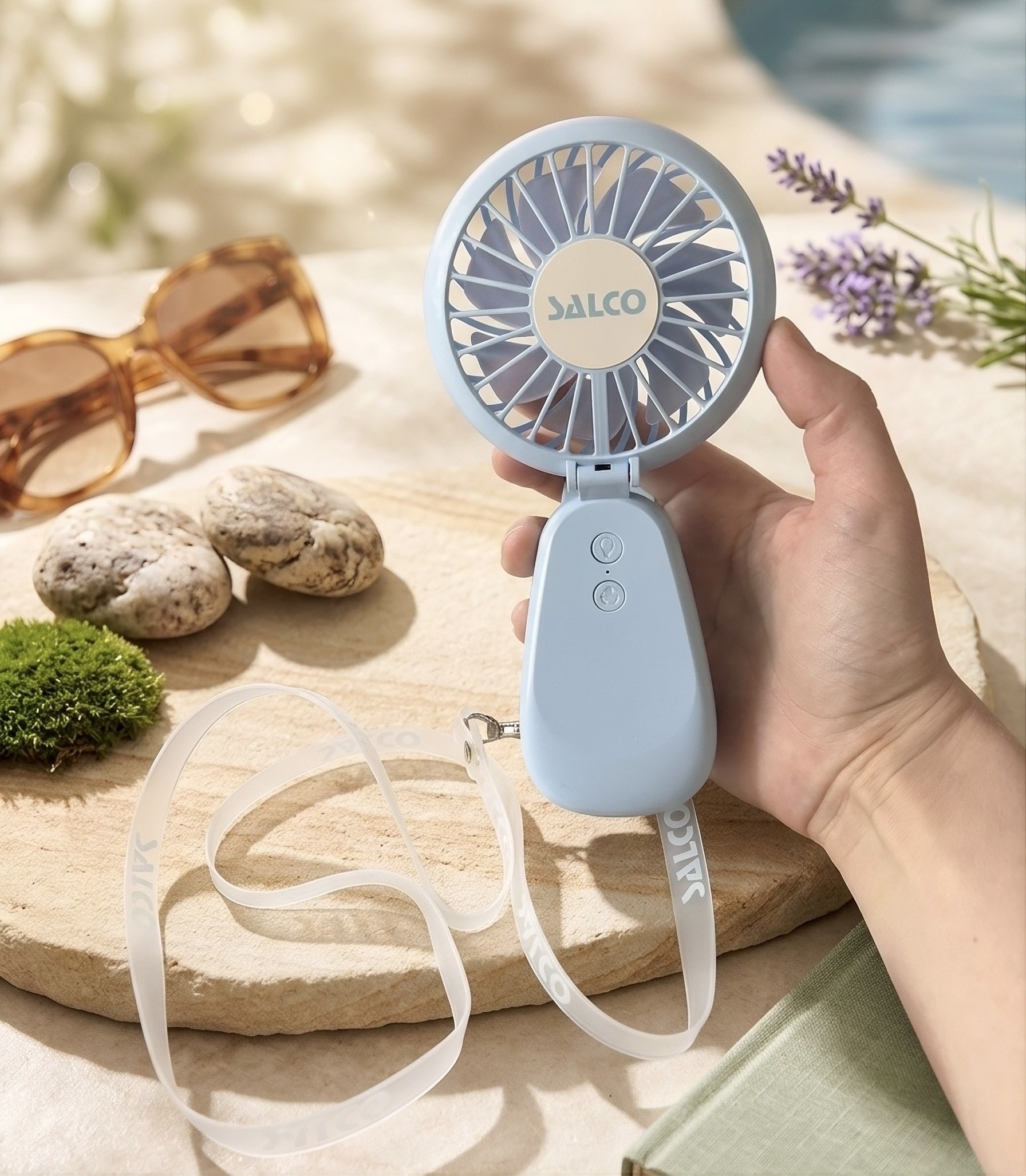 SALCO Mini ventilateur USB »SMF-20bl«