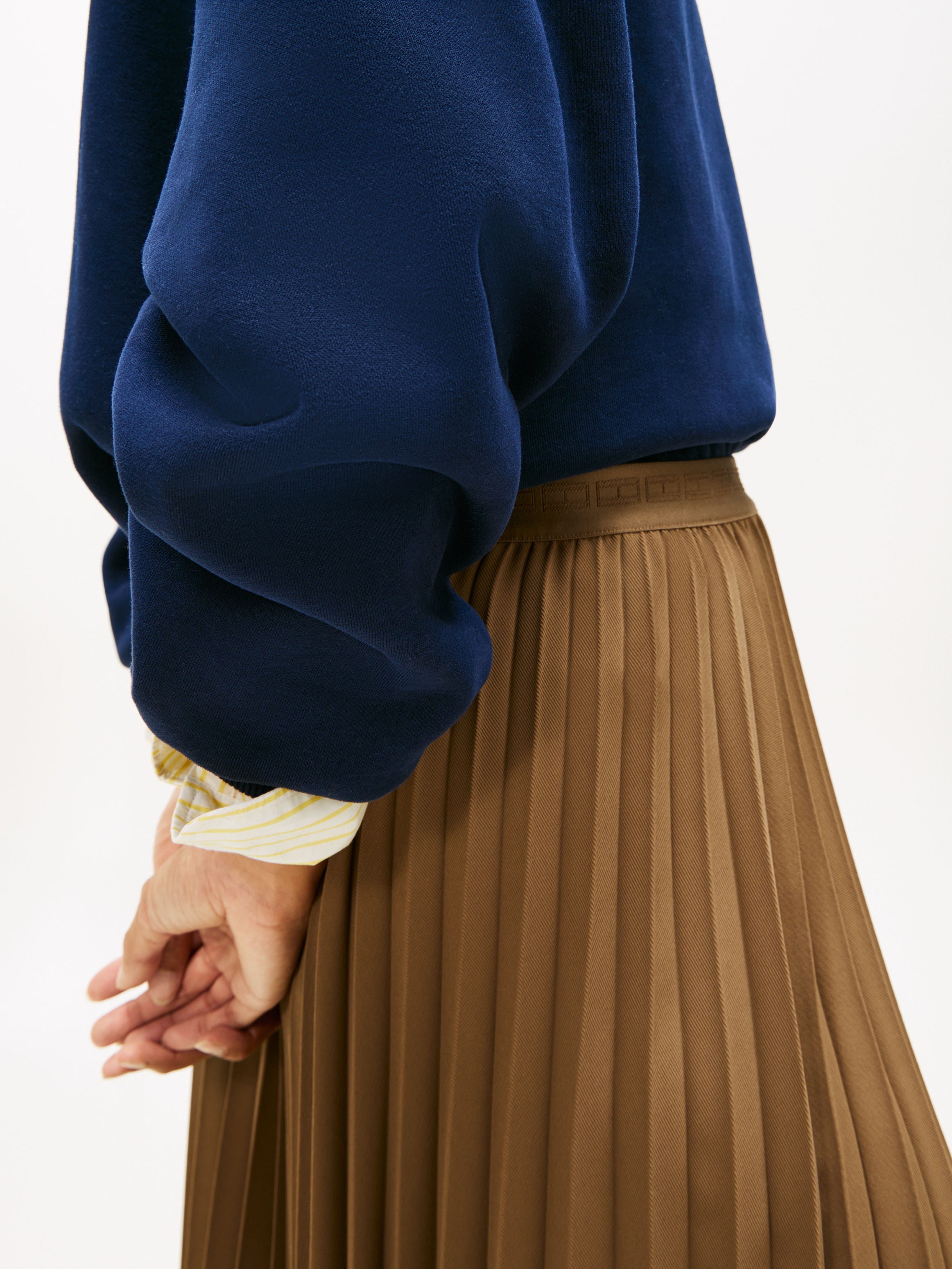 Tommy Hilfiger Plisseerock »FLUID PLEATED PULL ON MIDI SKIRT«