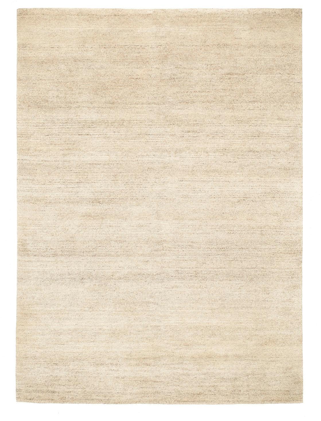 OCI DIE TEPPICHMARKE Orientteppich »Davina Uni« rechteckig 20 mm Höhe handgeknüpft, echter Nepal Wollteppich, Wohnzimmer