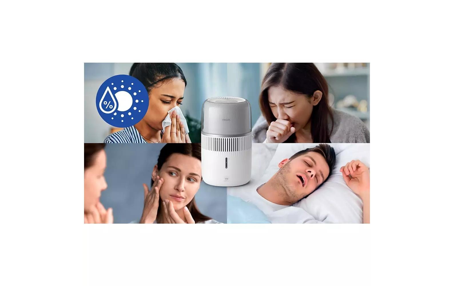 Philips Luftbefeuchter »HU5710/03 5000 Series« 4,5 l Wassertank für 56 m² Räume, mit NanoCloud Technologie