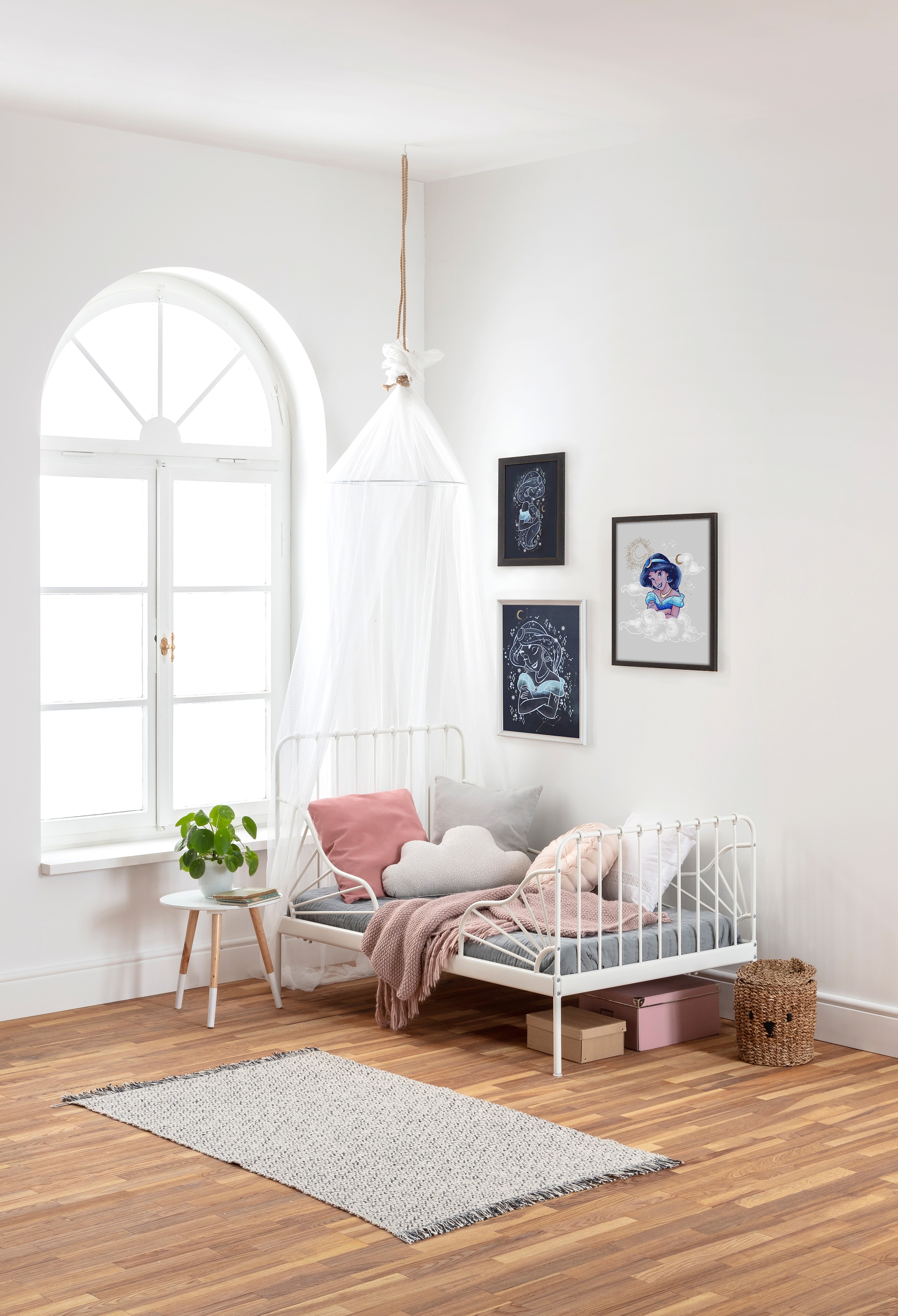 Komar Bild »Jasmin Stars« Disney 1 Stk. tlg. Wandbild zur Dekoration im Kinderzimmer - ohne Rahmen