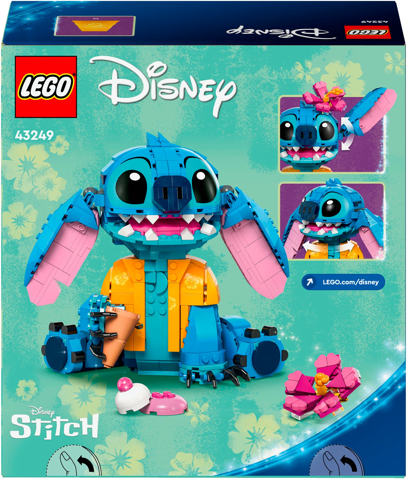 LEGO® Konstruktionsspielsteine »Stitch (43249), LEGO® Disney Classic« Made in Europe