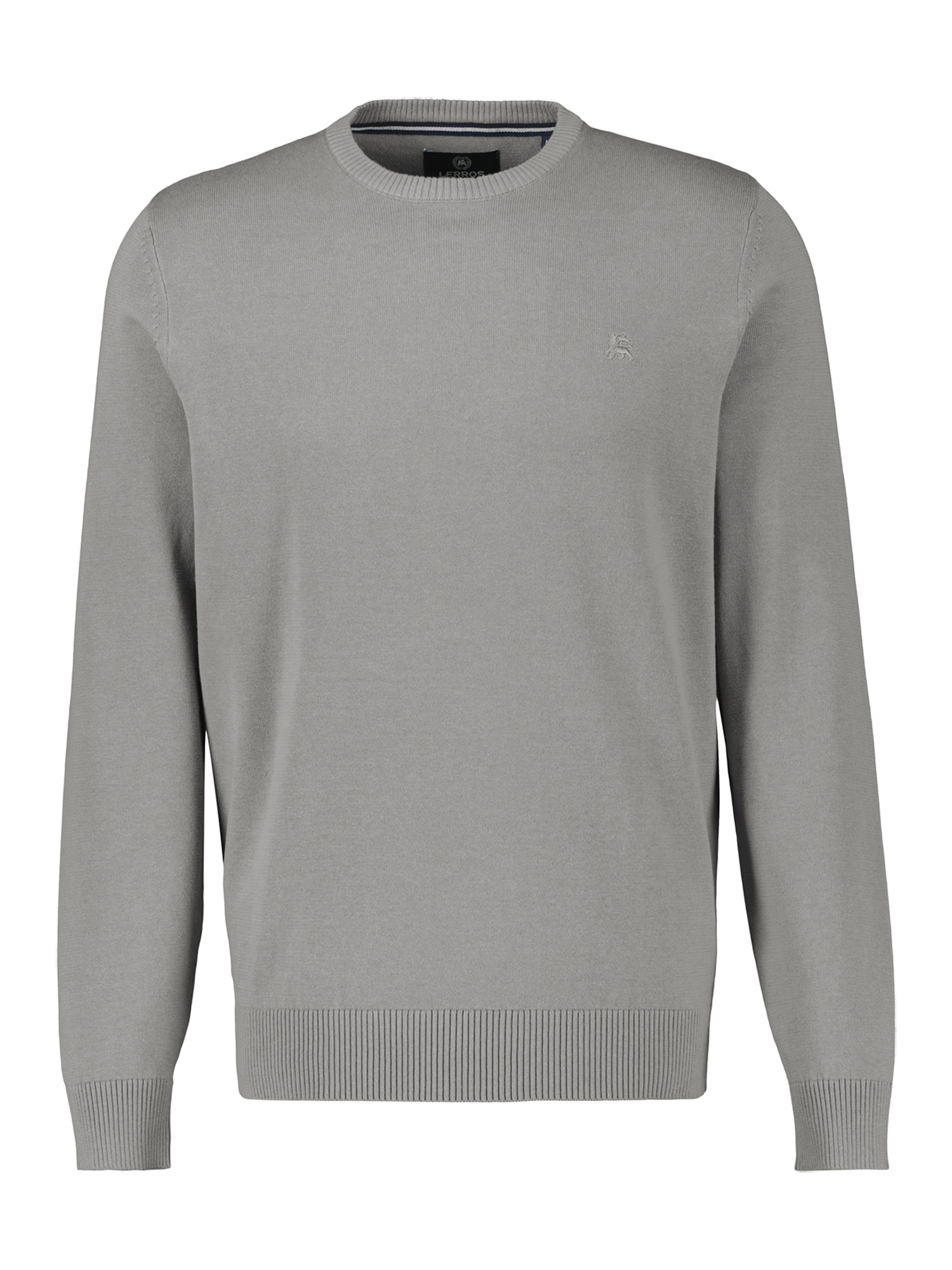 LERROS Strickpullover »Herren Strickpullover aus Baumwolle mit Crewneck Ausschnitt« Weicher Strick-Pullover, Rundhalsausschnitt, lange Ärmel, pflegeleicht