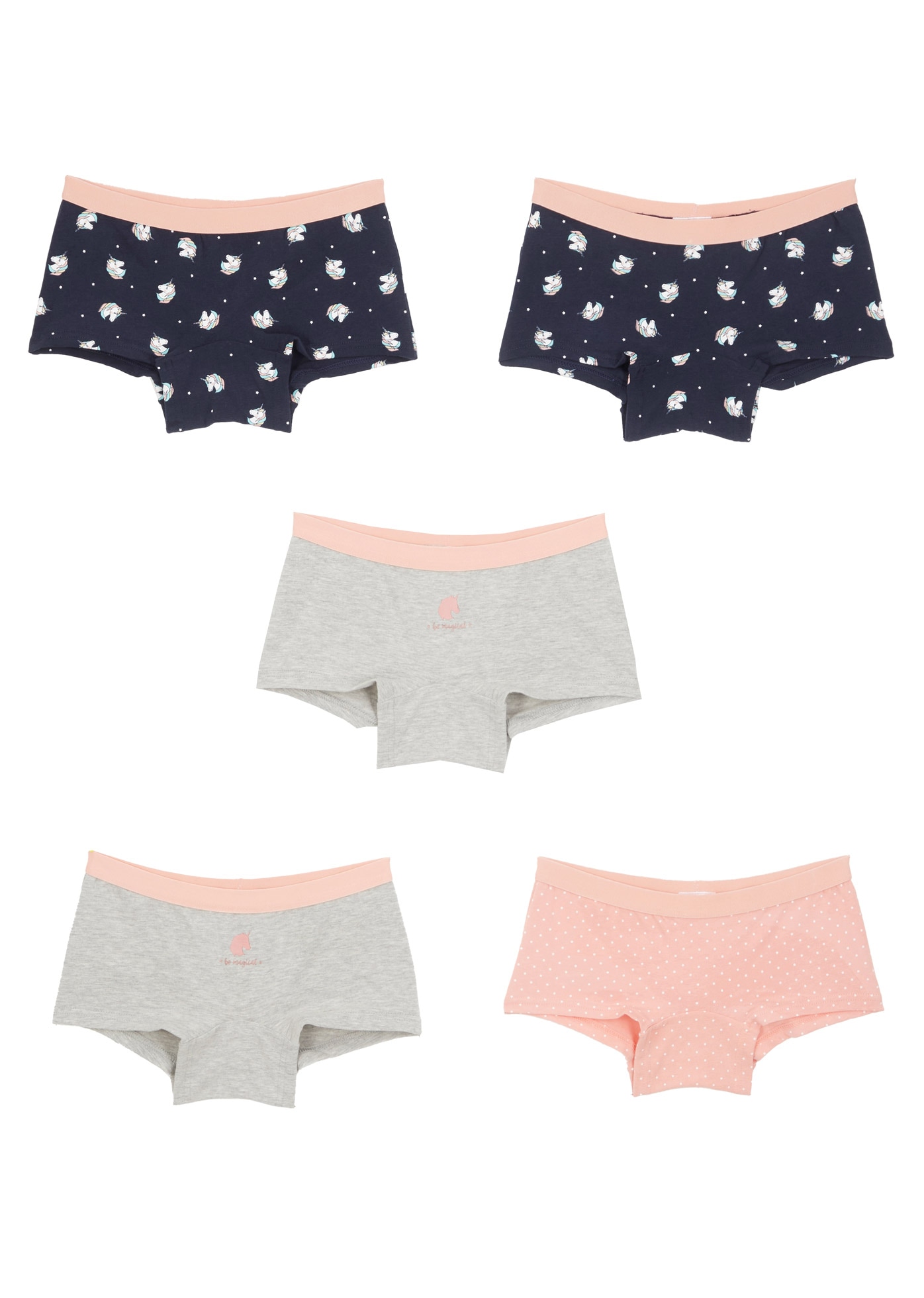 bonprix Panty, 5 cuis Panty mit weicher Baumwolle (5er Pack)