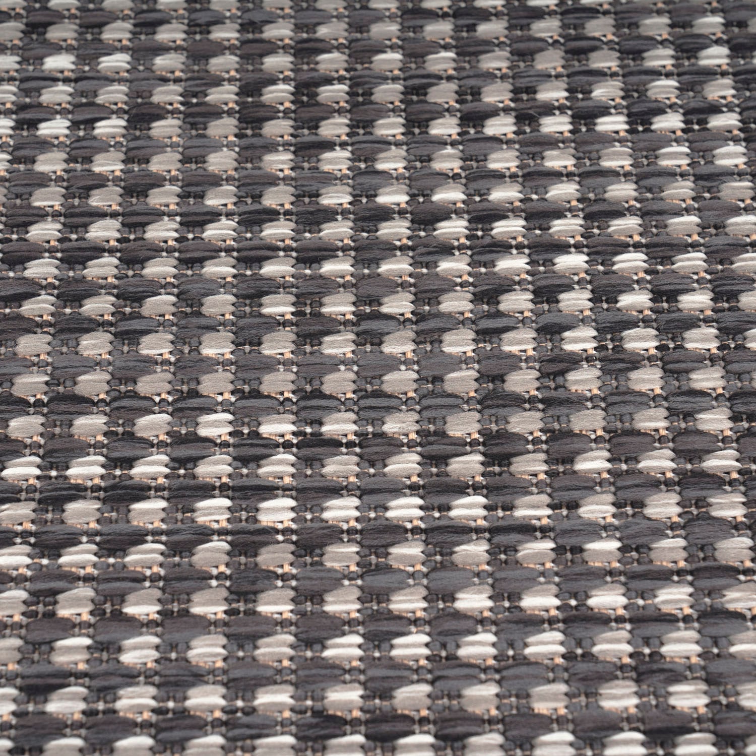 Paco Home Teppich »Napoli 777« rechteckig 4 mm Höhe Flachgewebe, meliert, In- und Outdoor geeignet, Wohnzimmer