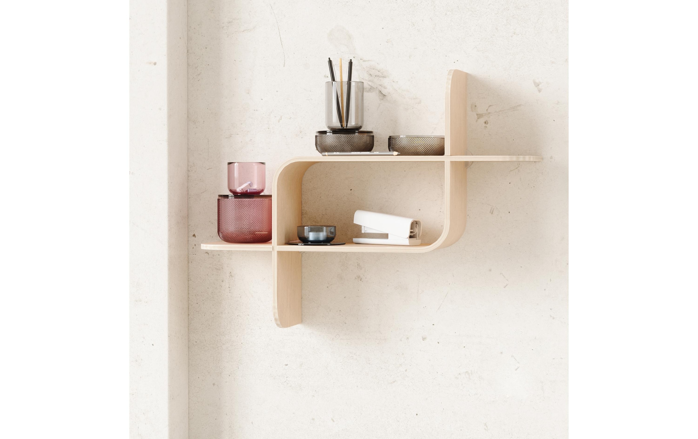 Umbra Wandregal »Montage, Natur«