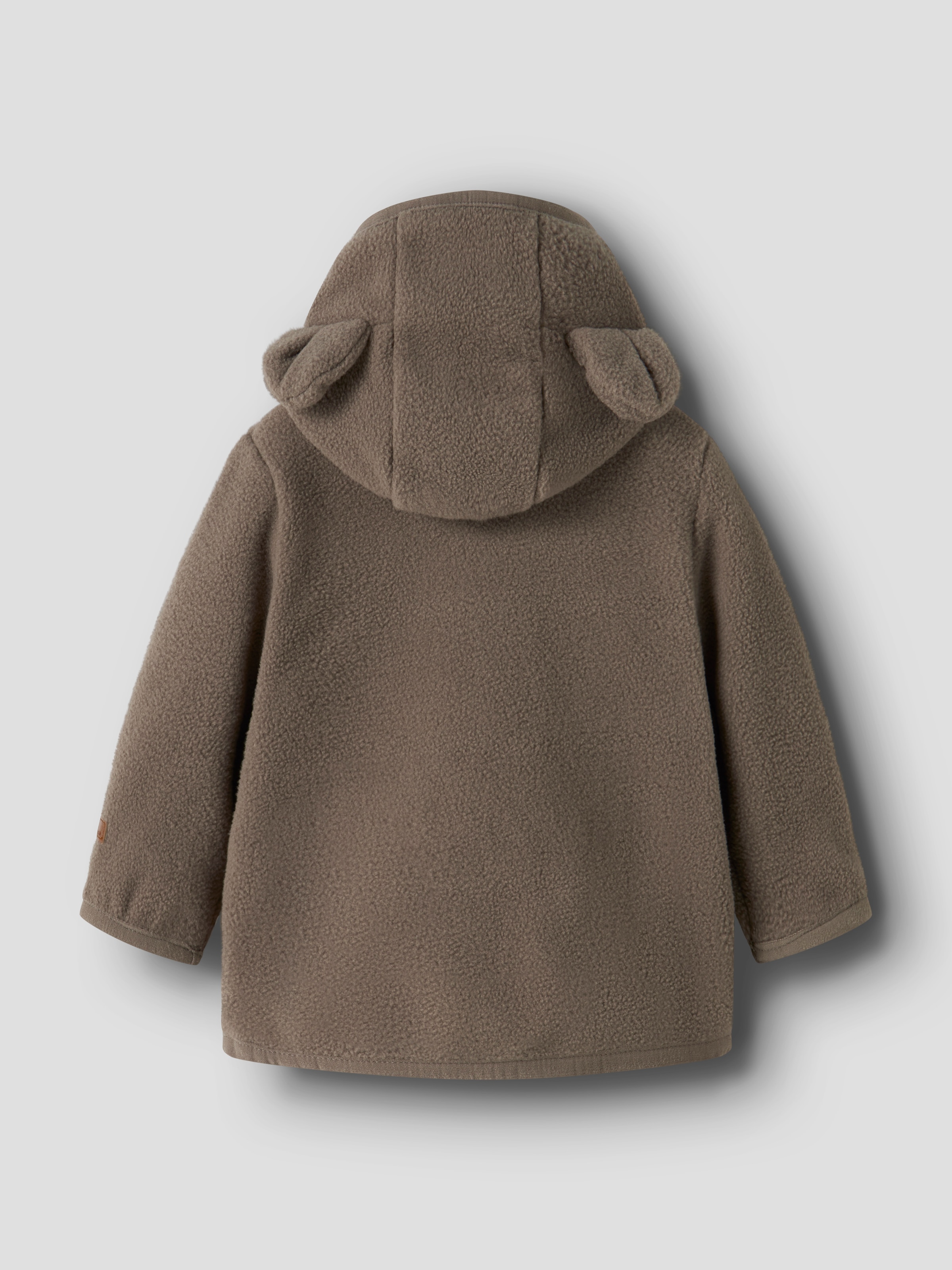 Name It Kapuzenfleecejacke »NBNMEEKO FLEECE JACKET MELANGE« mit Kapuze Fleece, Reissverschluss mit Kinnschutz