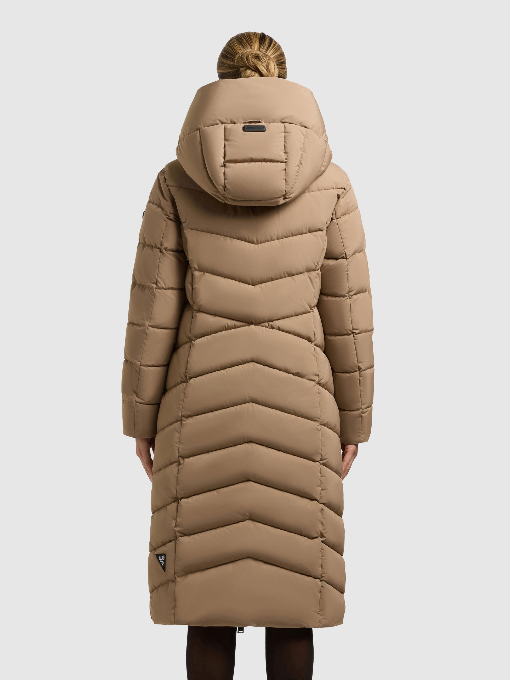 khujo Steppmantel »FISKA« Kapuze mit elastischem Kordelzug