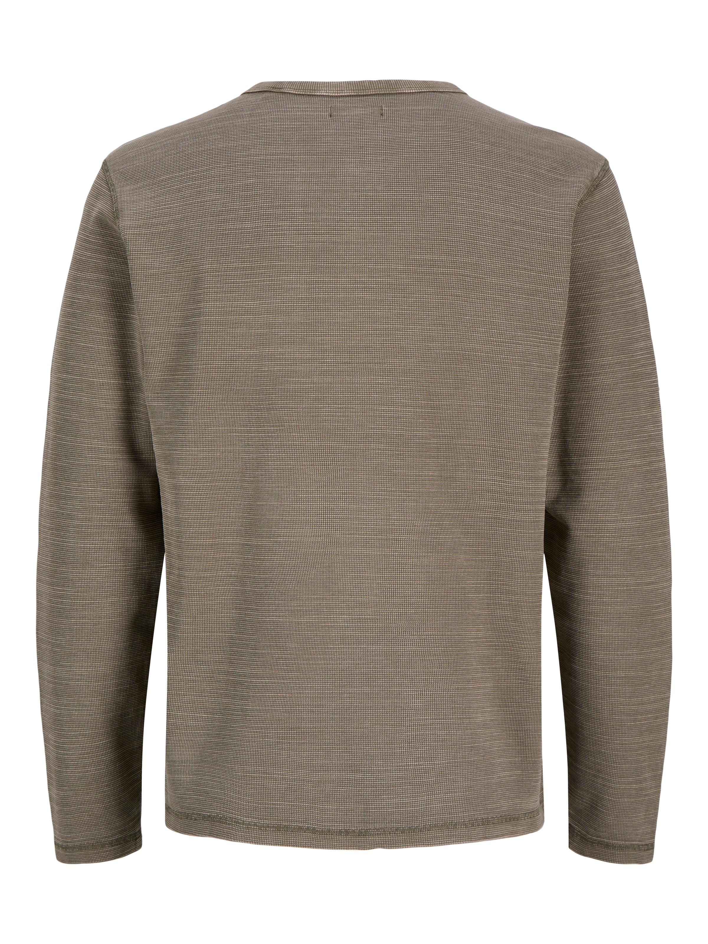 Jack & Jones PlusSize Langarmshirt »JPRBLUAARON LS HENLEY TEE PLS« Baumwollmischung, regular fit