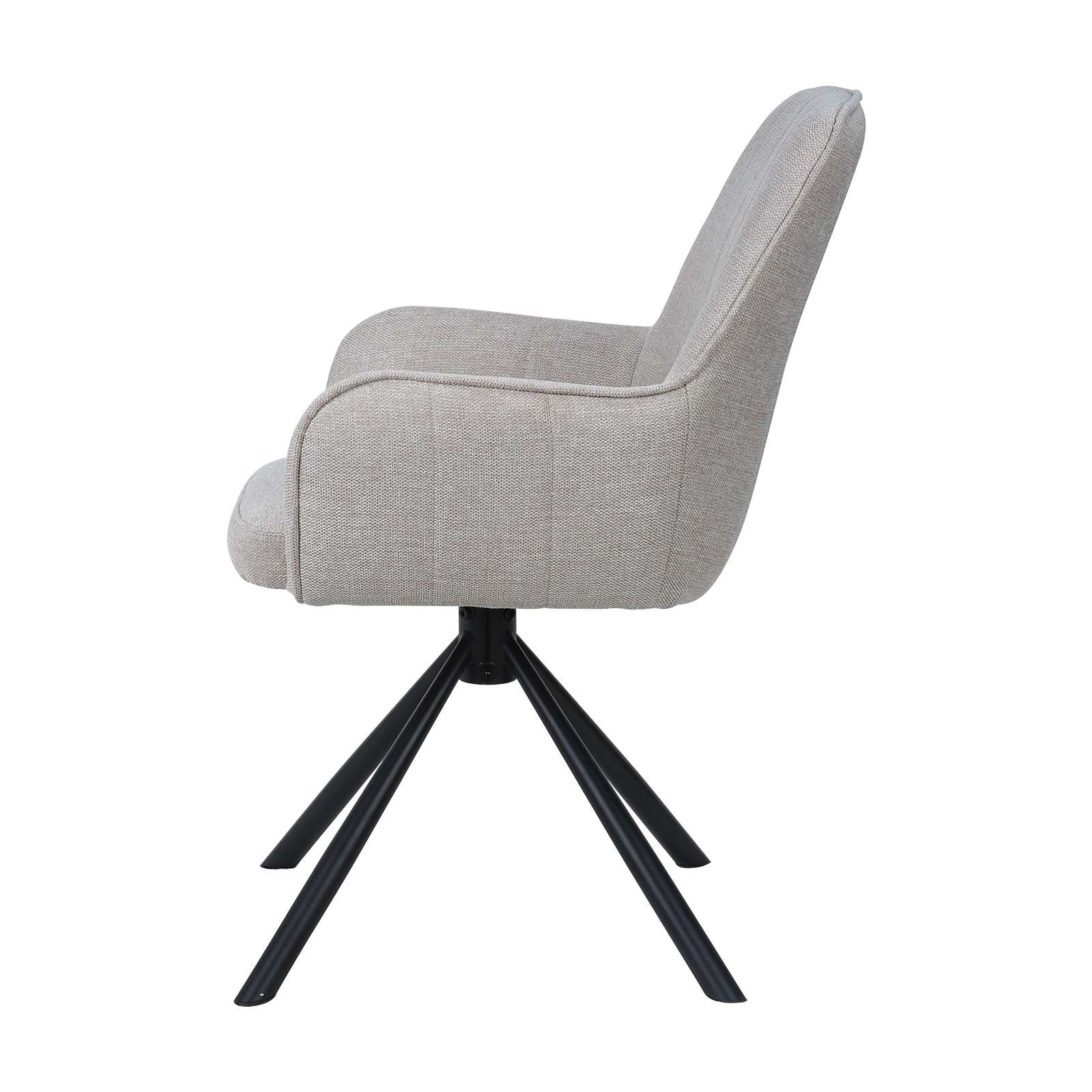 GOODproduct Esszimmerstuhl »Flaurent« () 2 Stk.gepolsterte Rückenlehne, Armlehne und Sitzfläche, Sitzhöhe 50 cm