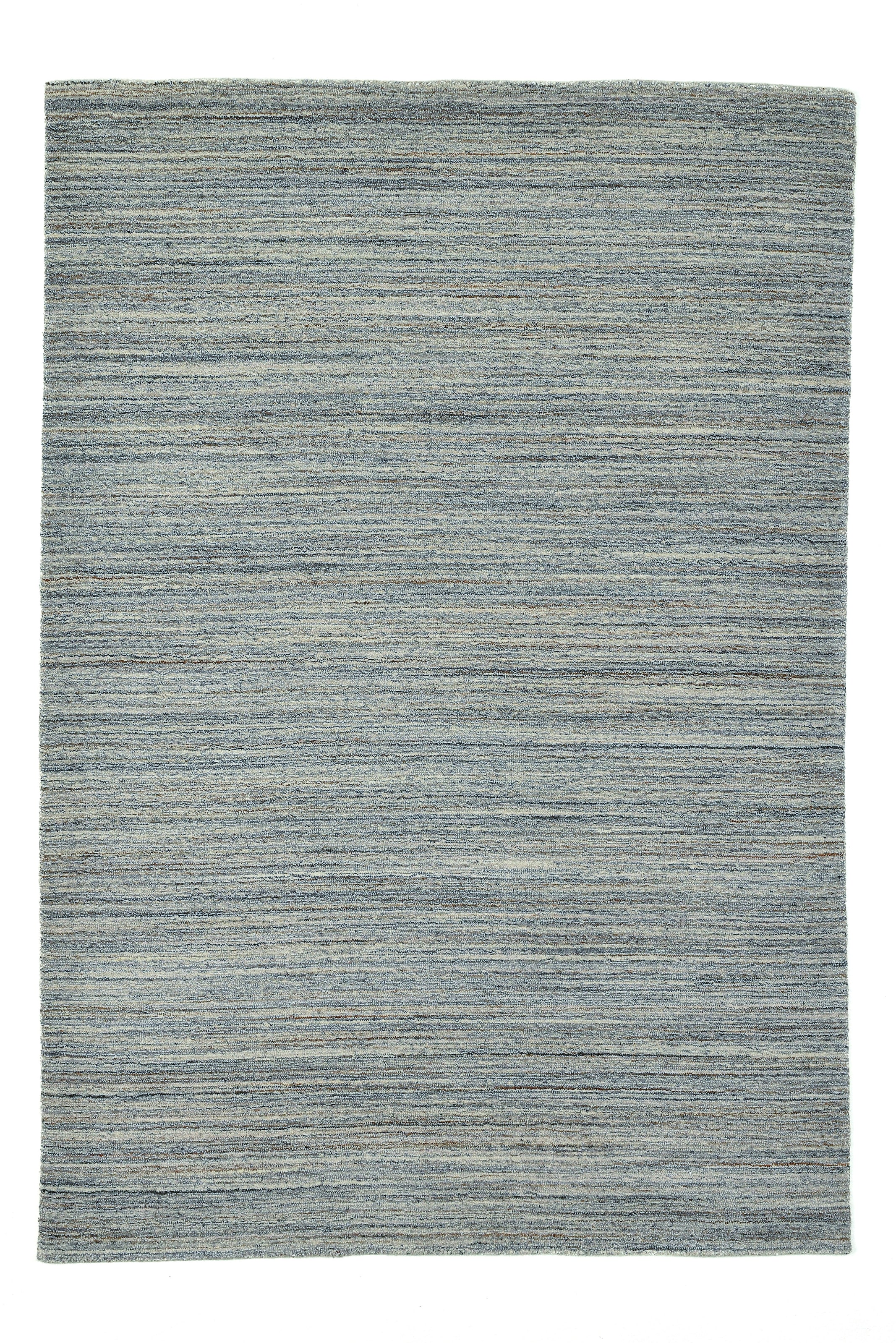 THEKO Tapis »San Diego« Rectangulaire 13 mm Höhe handgewebt, 60% Wolle, Knüpfoptik, meliert, leichter seidiger Glanz