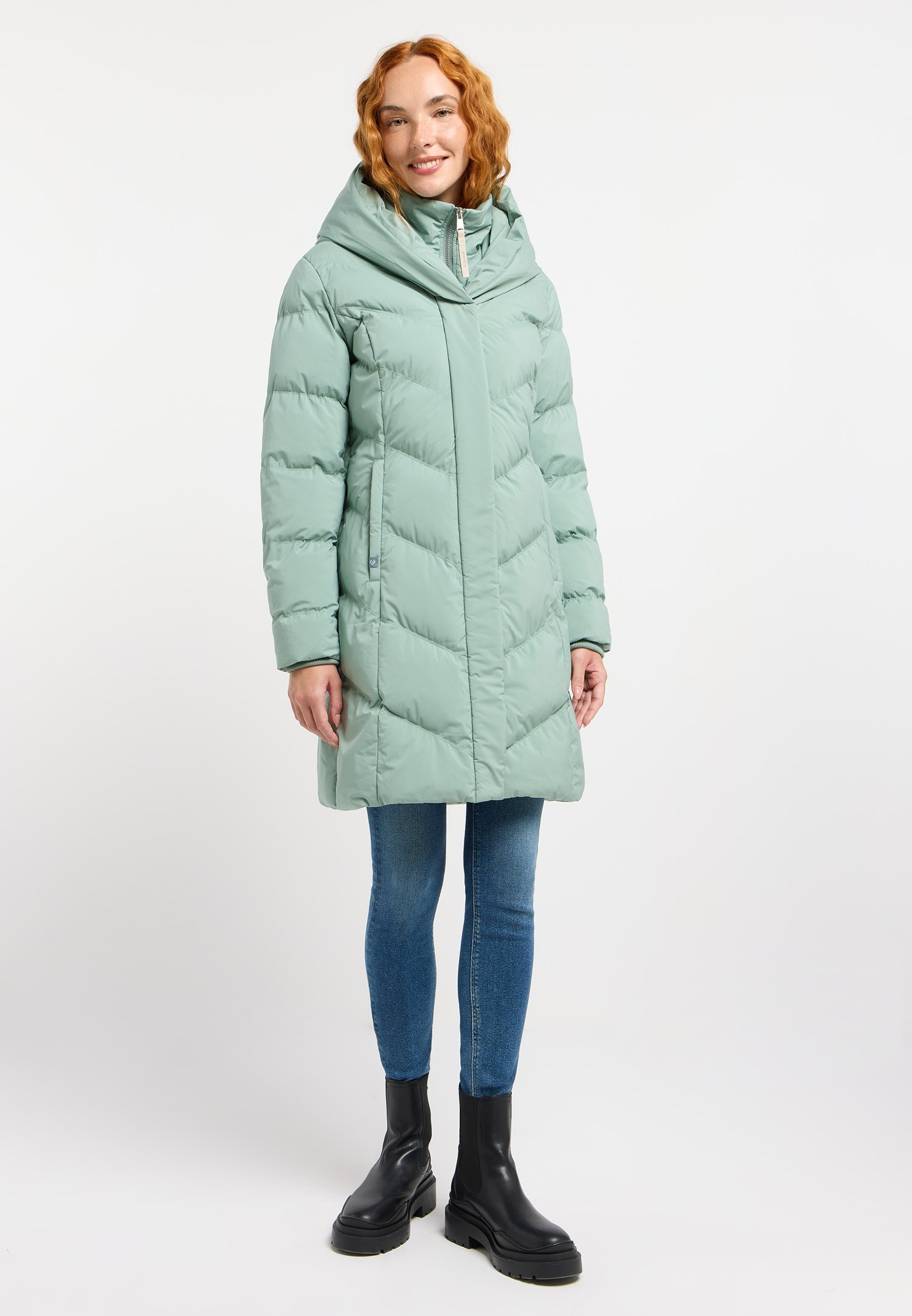 Ragwear Manteau matelassé »NATALKA« verdeckter Reissverschluss
