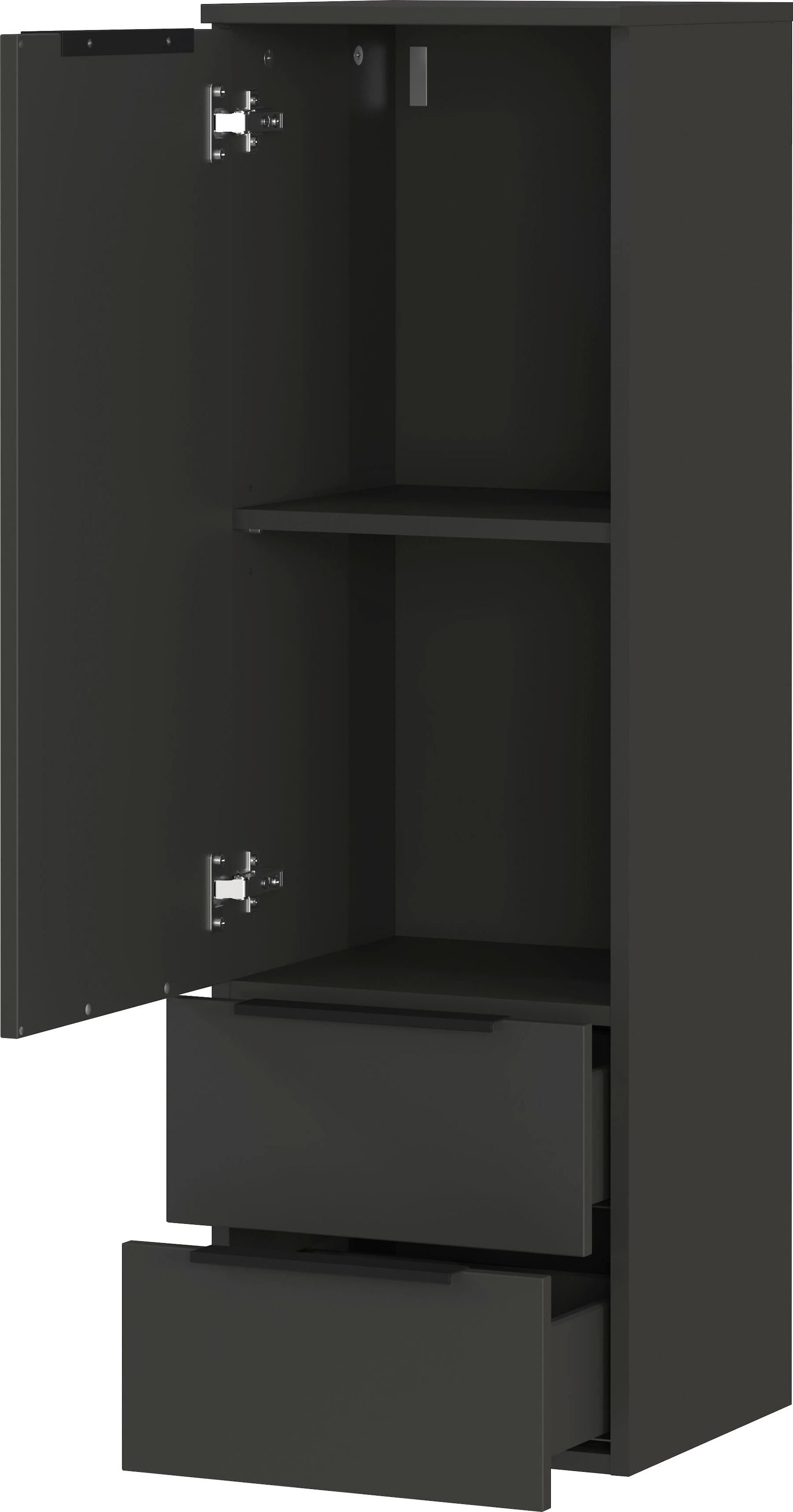 GERMANIA Midischrank »Crandon« Schrank mit 2 Schubladen, einer Tür und verstellbarem Einlegeboden