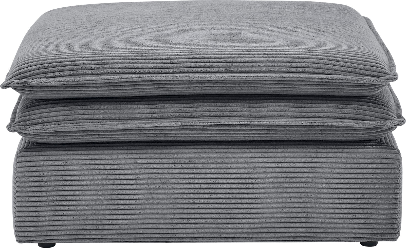 Home affaire Sitzgruppe »PIAGGE« 2 Stk. tlg. 3-Sitzer-Sofa mit Bettfunktion und Loveseat-Hocker im Set