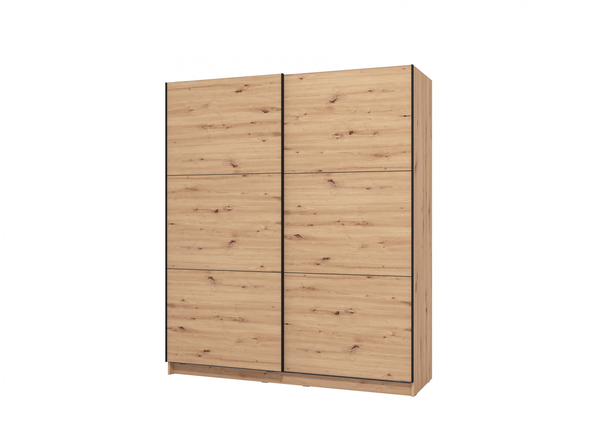 INOSIGN Schwebetürenschrank »Sierra klassischer Kleiderschrank Wäscheschrank 179 oder 217cm breit« mit kompletter Inneneinteilung, FSC®-zertifizierter Holzwerkstoff