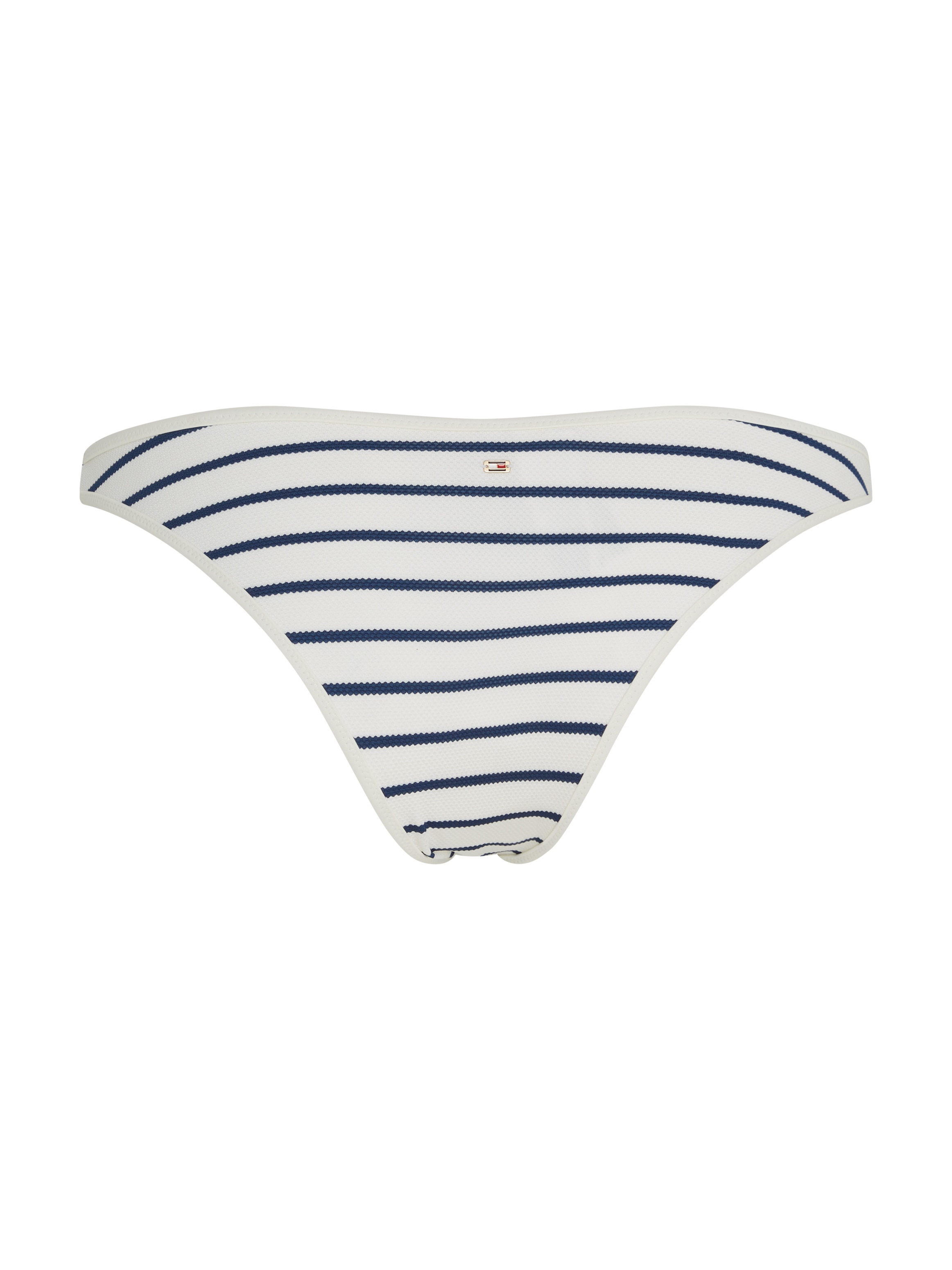 Tommy Hilfiger Swimwear Pantalon de bikini »CHEEKY HIGH LEG BIKINI PIQUE« mit Streifenmuster