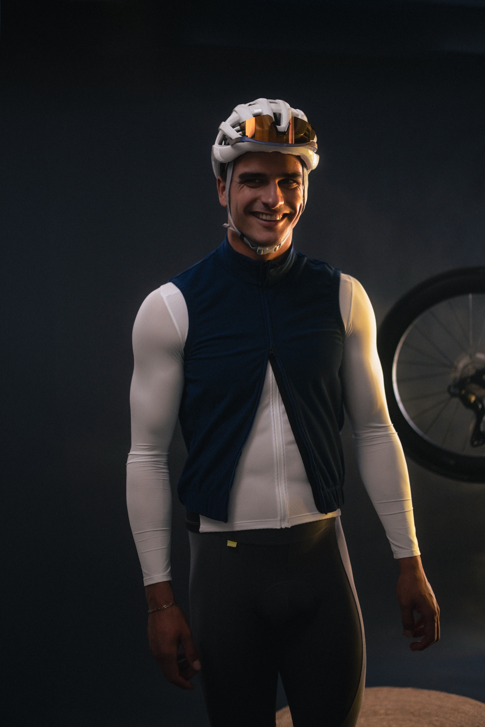 Gonso Maillot de cyclisme »SITIVO Jersey Longsleeve M« Maillot vélo homme manches longues, maillot zippé intégral avec poche arrière