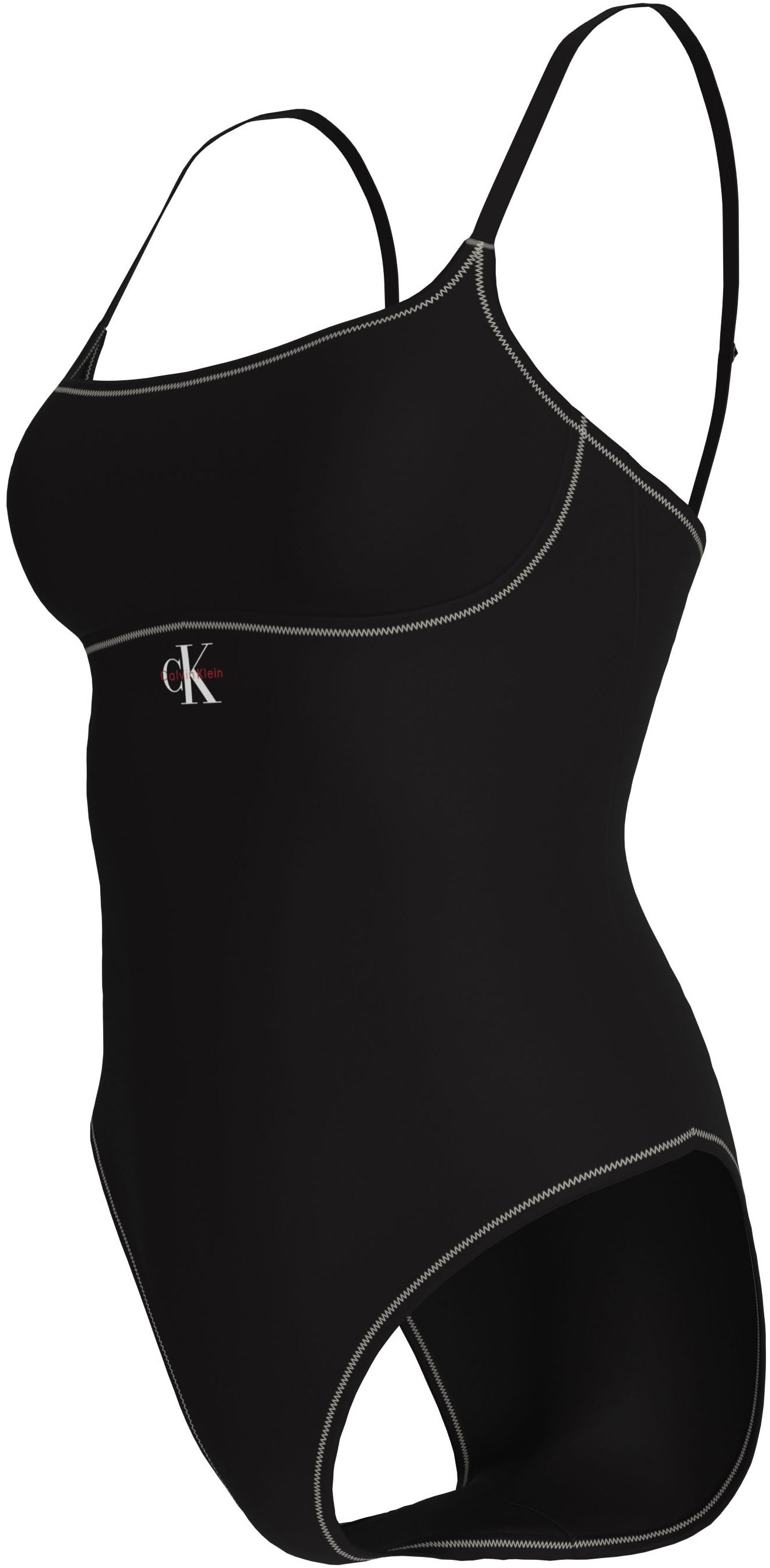Calvin Klein Swimwear Maillot de bain coupe près du corps avec bretelles réglables