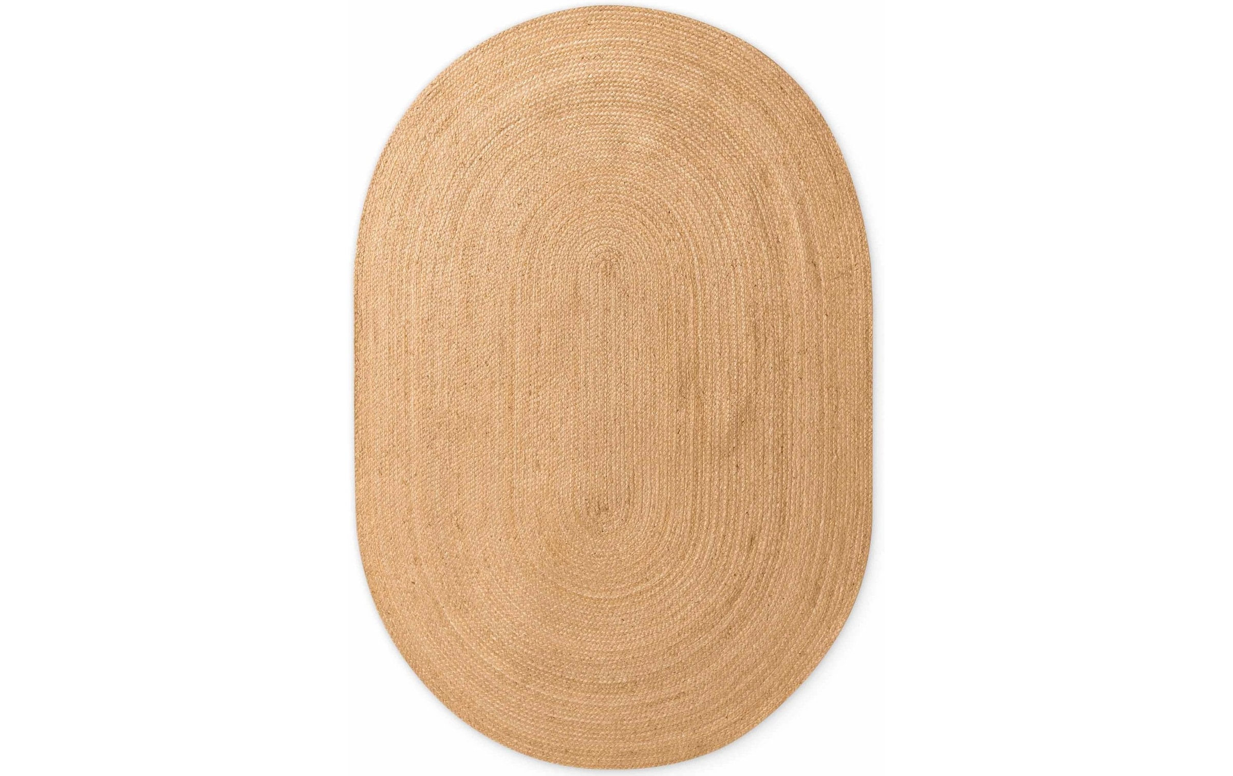 HANSE Home Teppich »Rangpur Juteteppich, in rund und oval« oval 10 mm Höhe handgewebt, 100% Jute , Natur, Wohnzimmer, Flur, Boho, Skandi