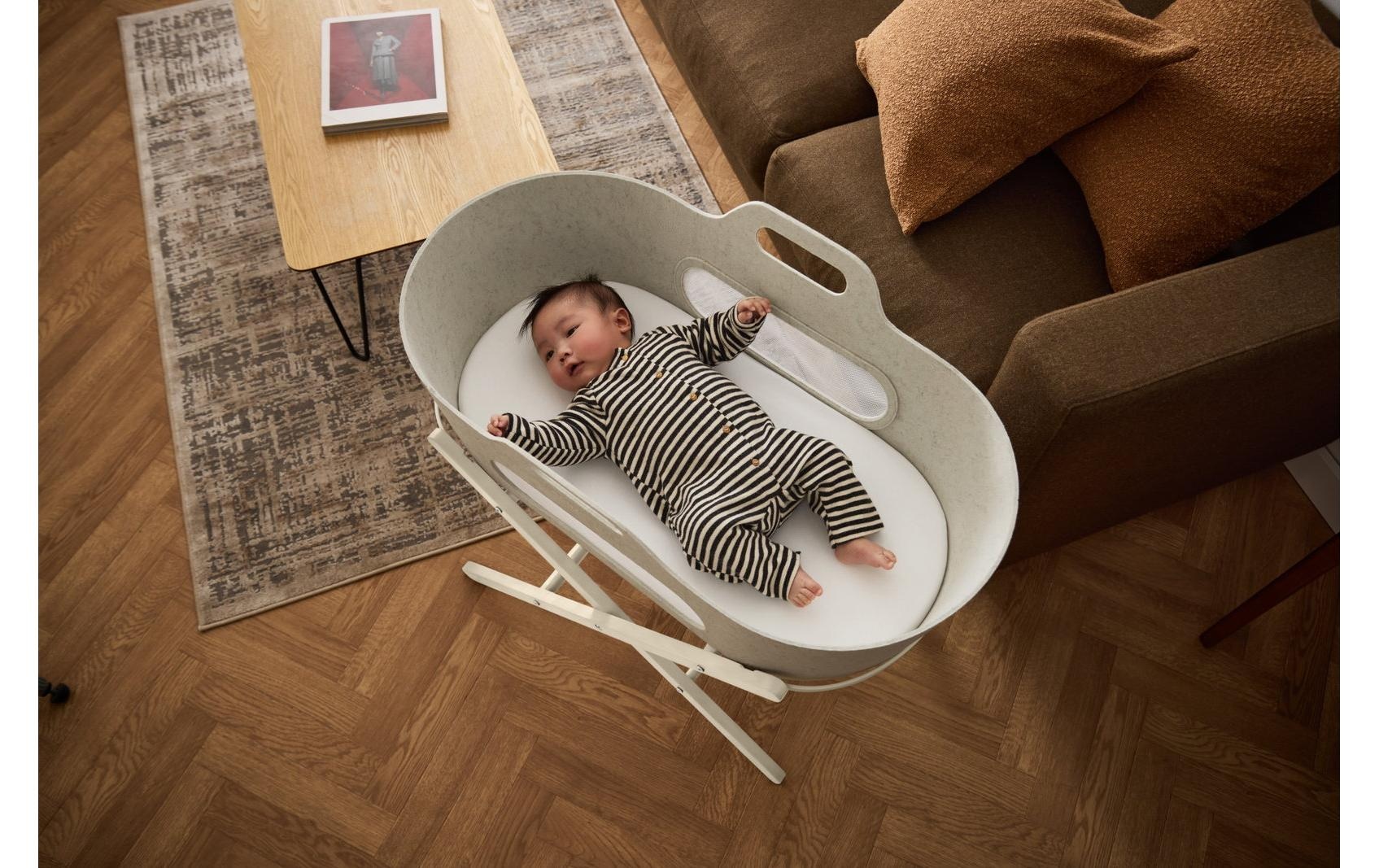   Lit bébé »Snüz Baskit Moseskorb & Ständer Set«