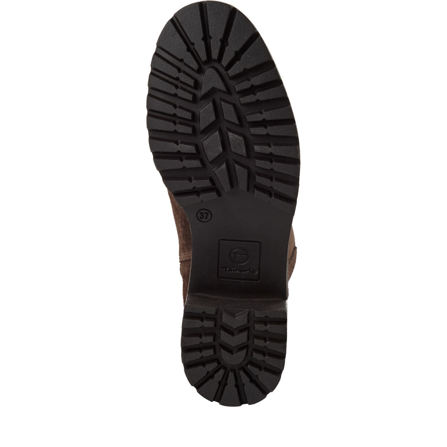 Tamaris Bottes  Blockabsatz, Langschaftstiefel, Businessstiefel mit T-Logoprägung