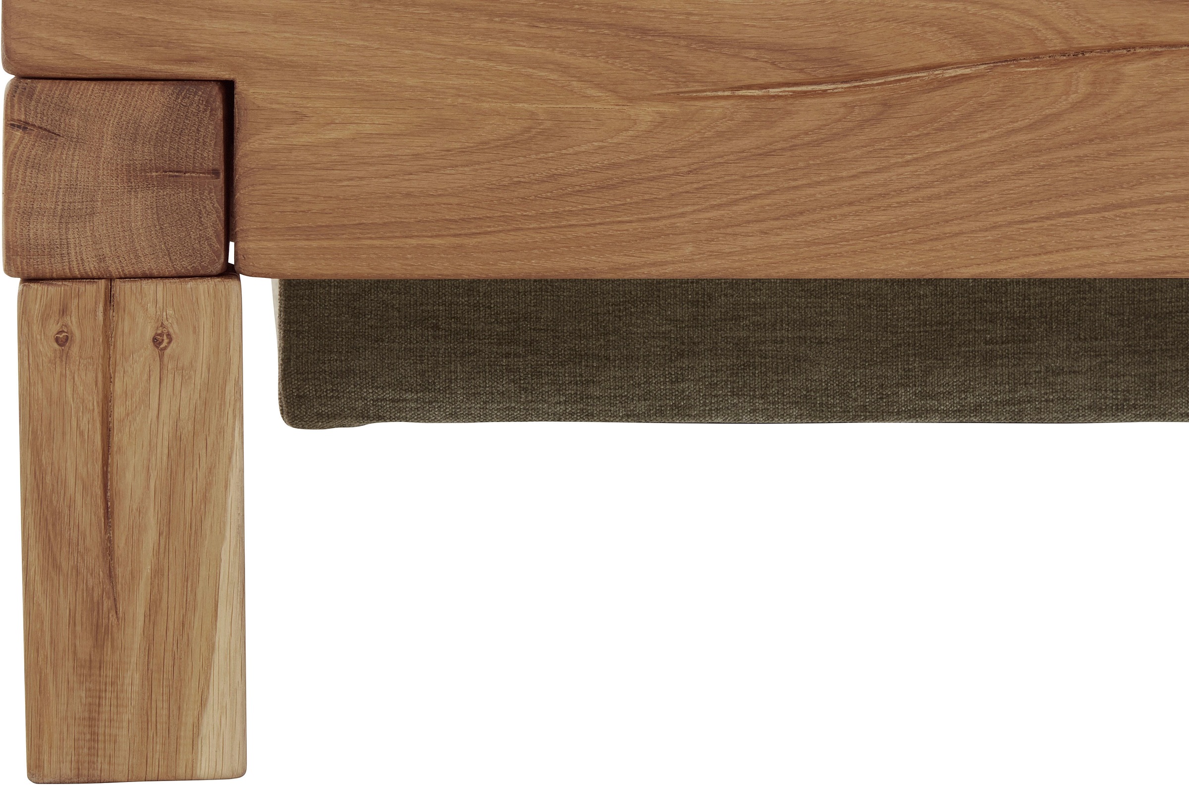 Home affaire Lit boxspring »Villads« Liegefläche: 160/200 cm aus Balkeneiche, Inside-Boxspring-Unterbau