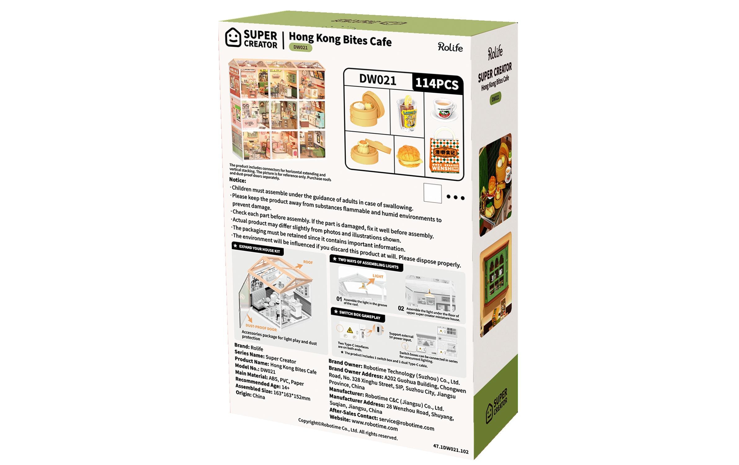   Modellbausatz »RoboTime Hong Kong Bites Cafe«