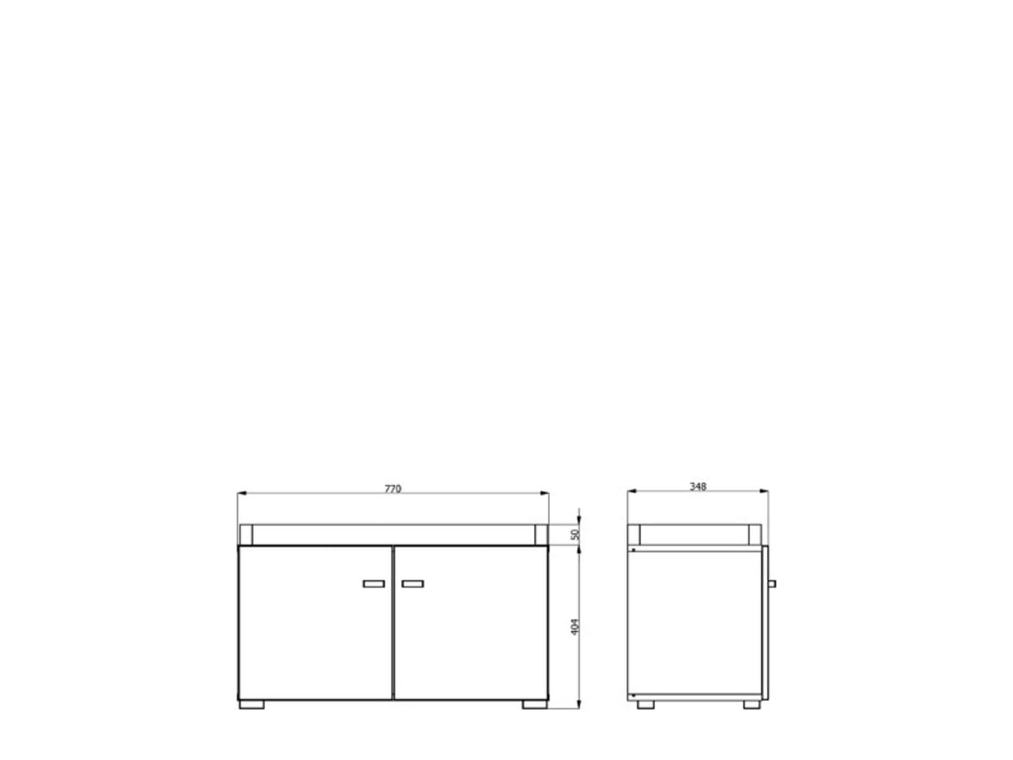 Home affaire Schuhbank »Rathlin, Schuhschrank, Schuhregal, Schuhtruhe, Schuhkommode, Sitzbank« mit abnehmbarem Sitzkissen, zwei Türen (dahinter zwei Fächer)