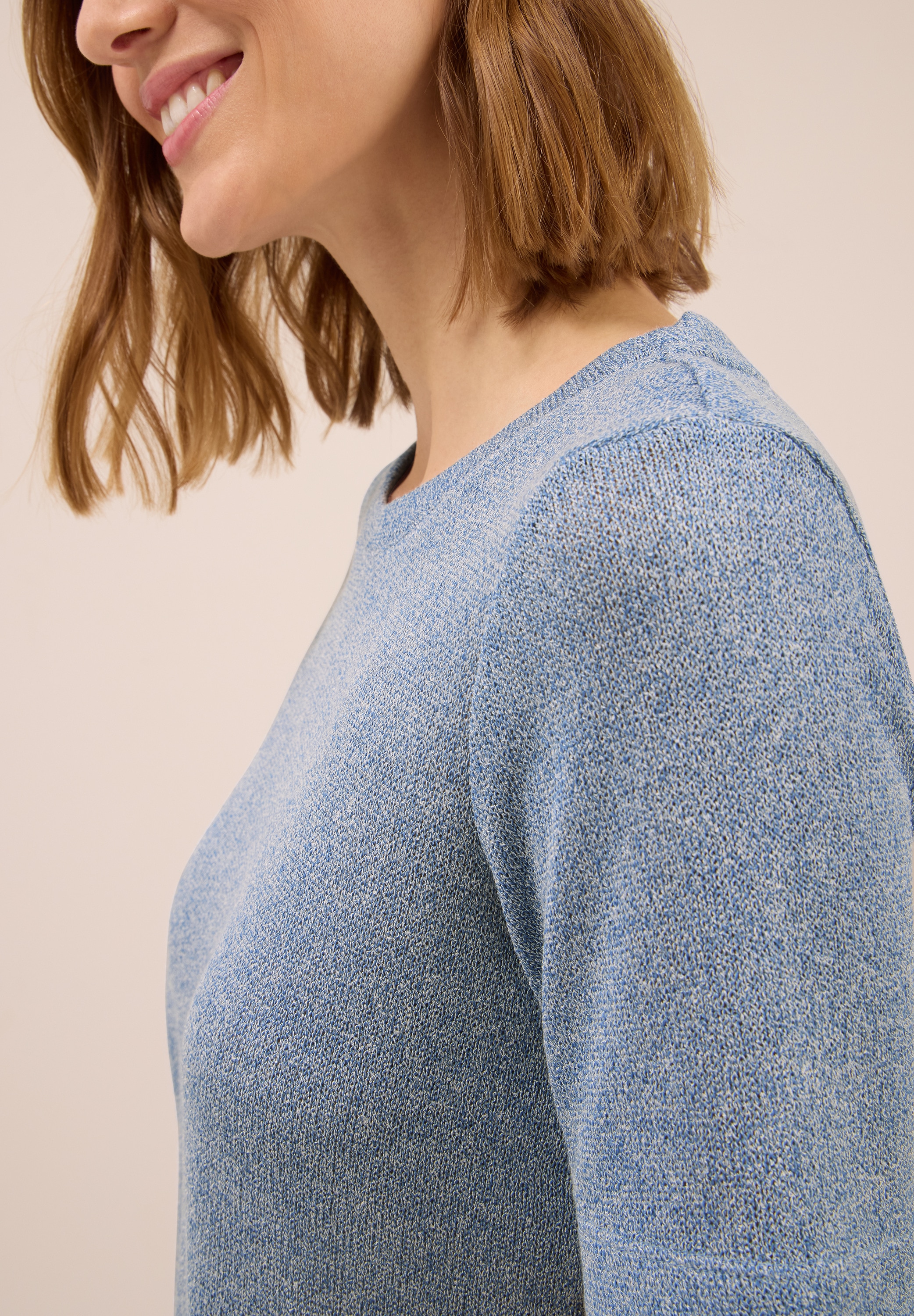 Cecil T-Shirt , in feiner Strick Optik
