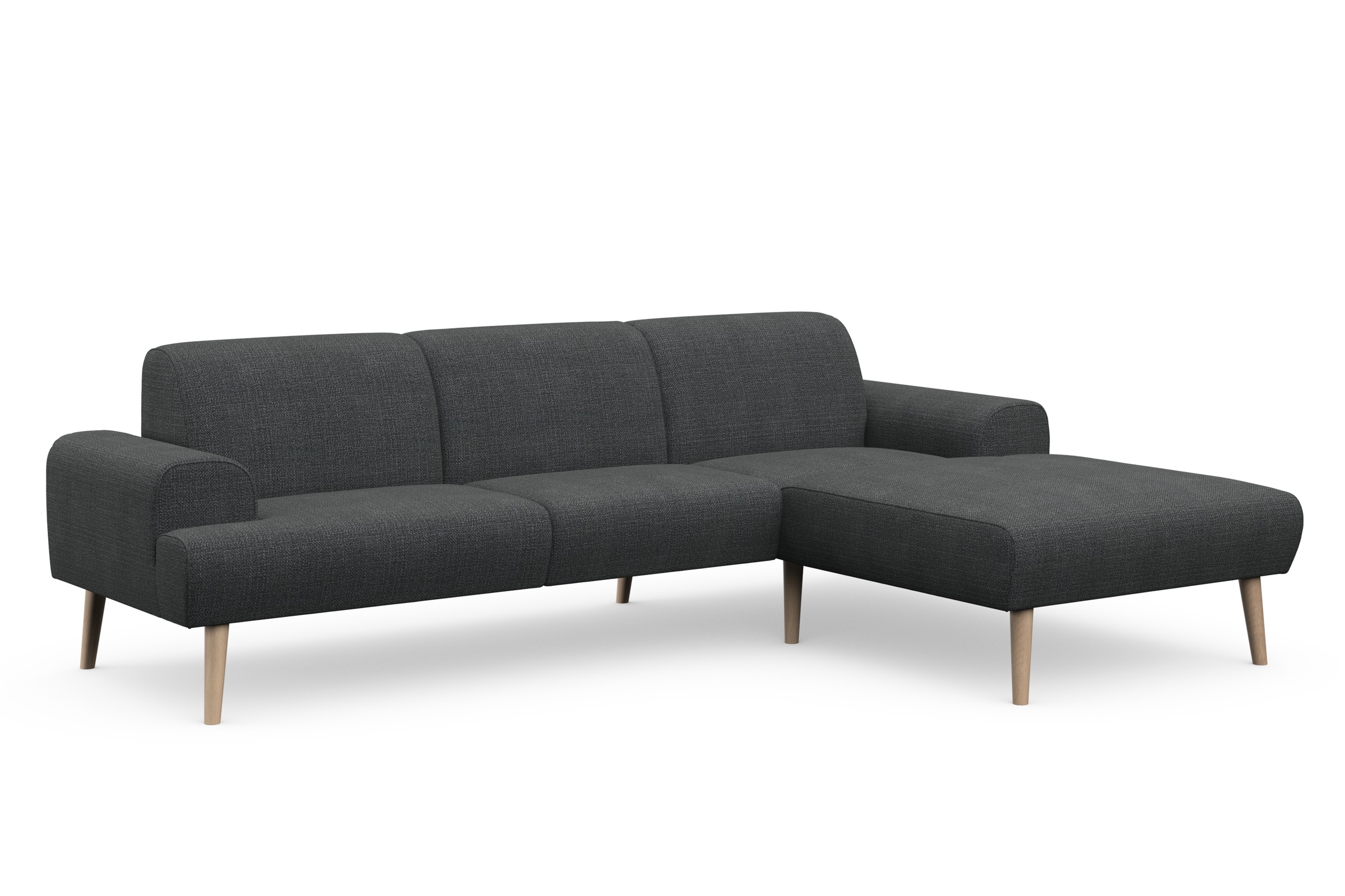 Home affaire Canapé d'angle »Swift Scandic Design, Federkern für hohen Sitzkomfort, L-Form« Federkern-Polsterung, B/T/H: 292/83/176 cm