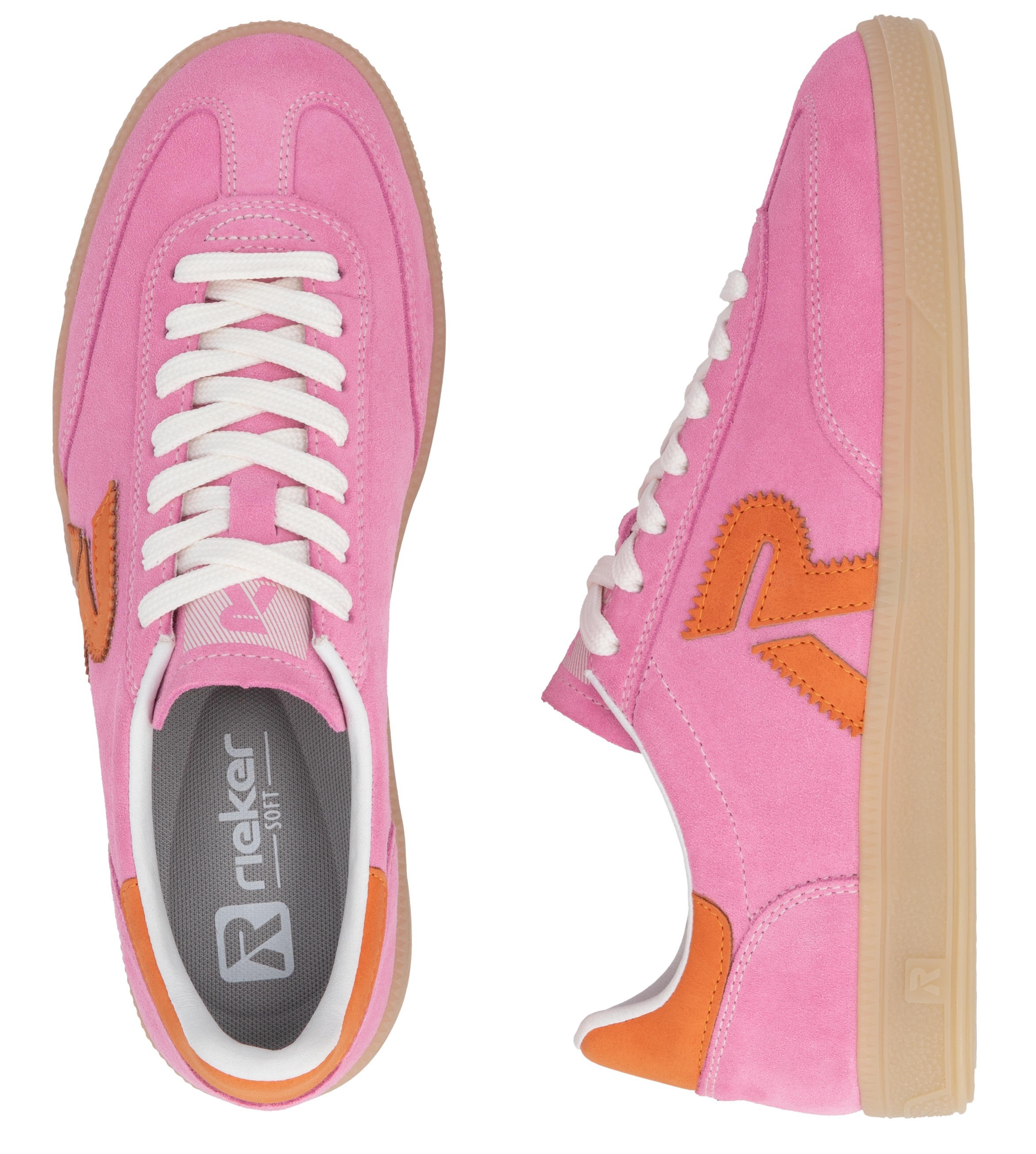 RIEKER Sport Sneakers »San Diego Swing2GO«  Retro-Sneaker, Freizeitschuh, Halbschuh mit herausnehmbarem Fussbett