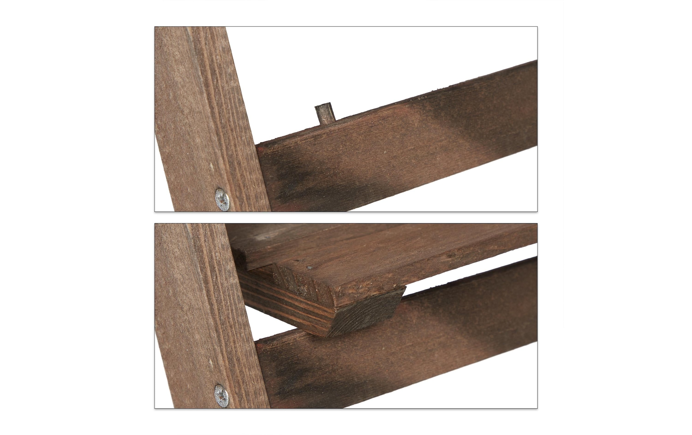 relaxdays Escalier pour plantes »Holz klappbar«