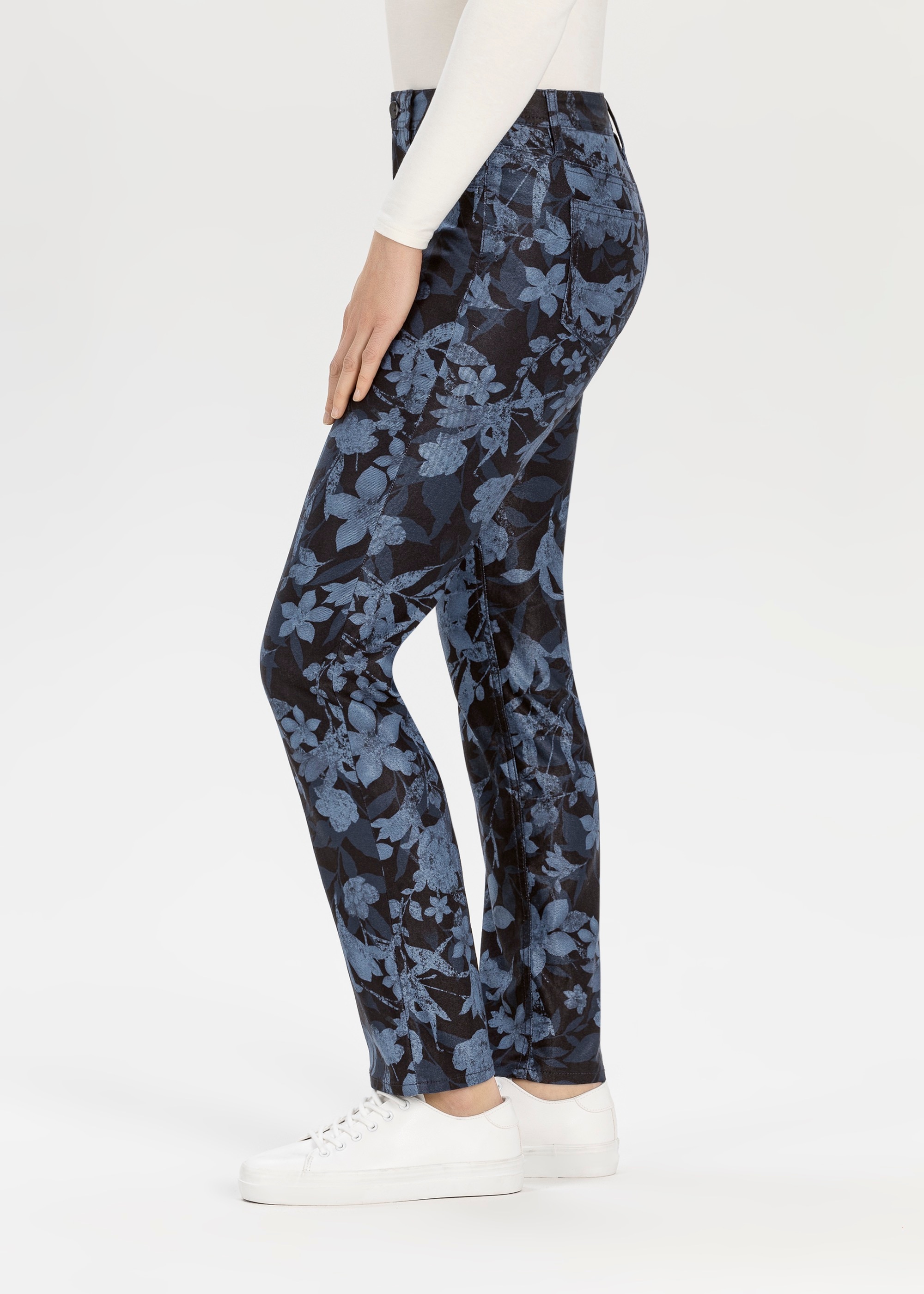 Stehmann Taillenhose  mit All-Over Print
